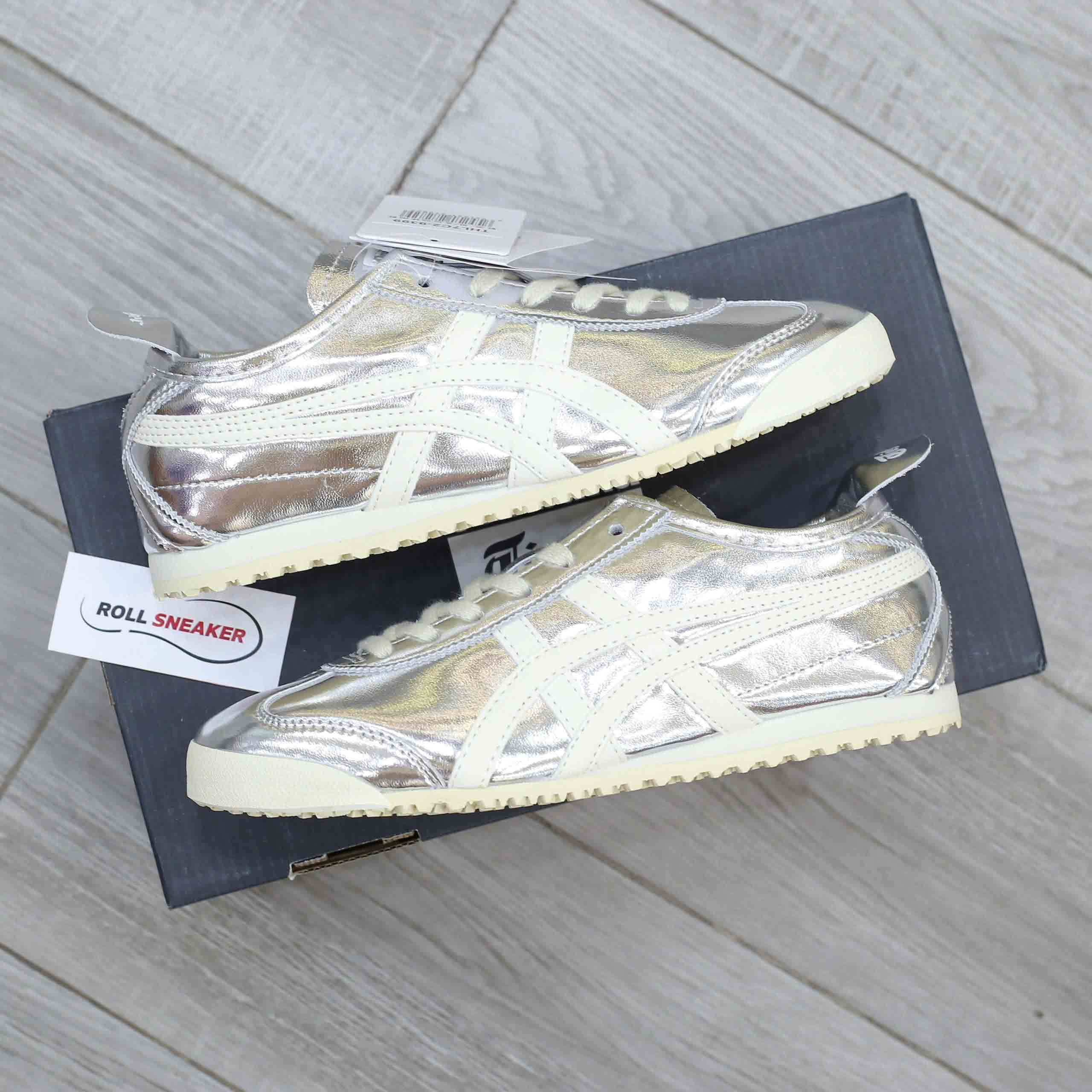 Giày Onitsuka Tiger Mexico 66 Silver Off White Like Auth