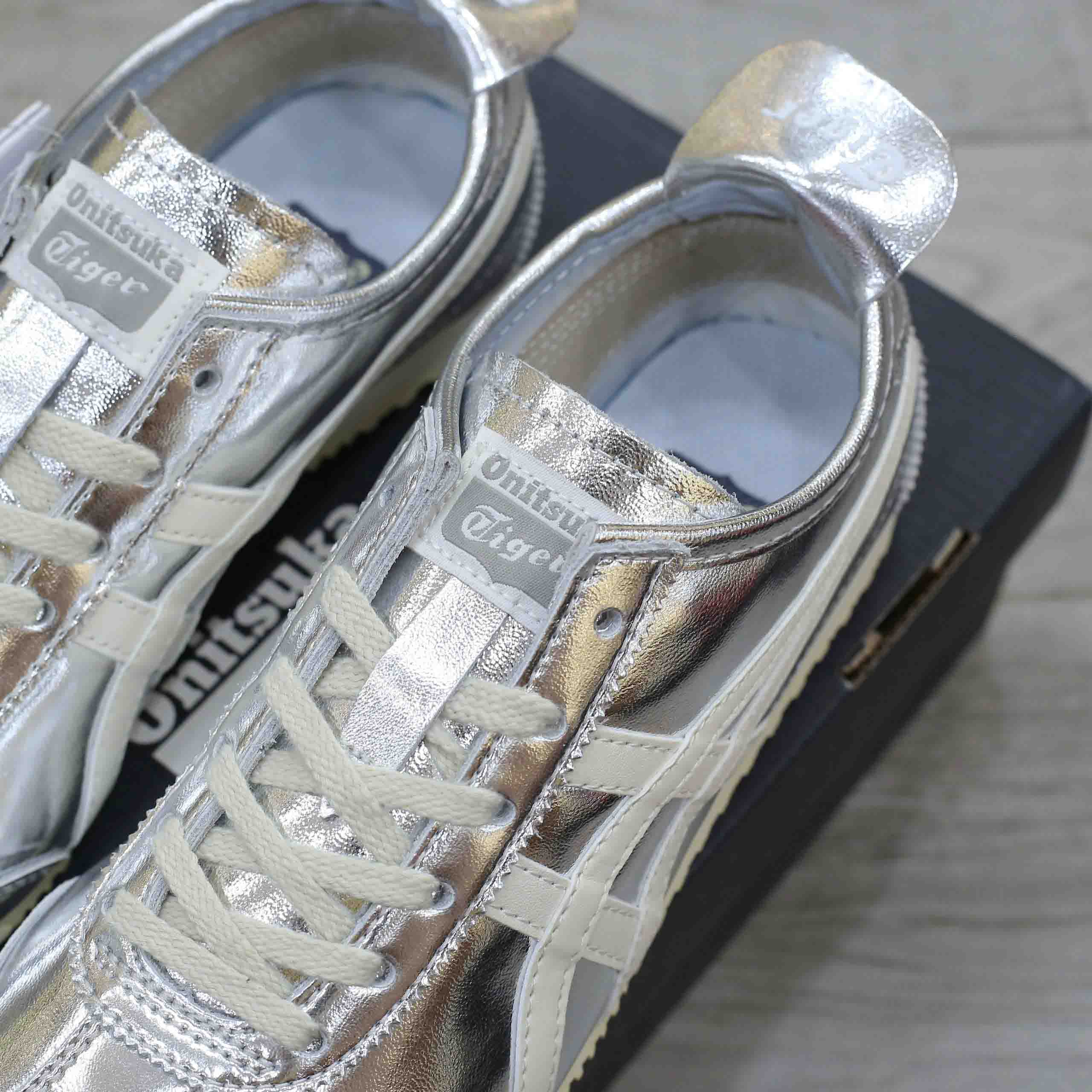 Giày Onitsuka Tiger Mexico 66 Silver Off White Like Auth