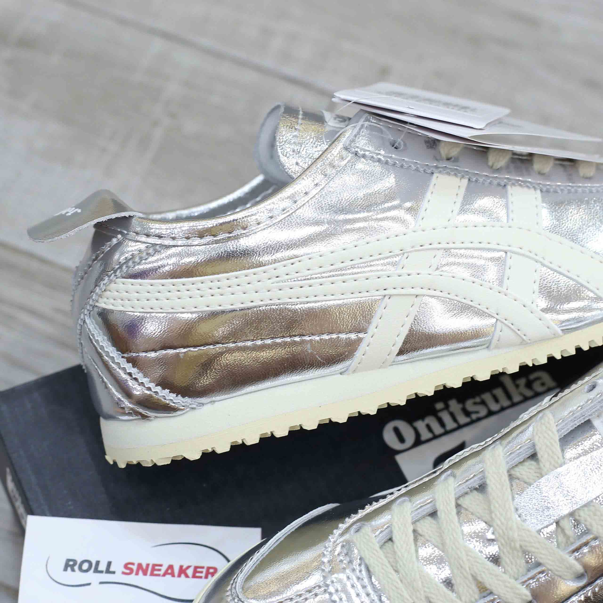 Giày Onitsuka Tiger Mexico 66 Silver Off White Like Auth
