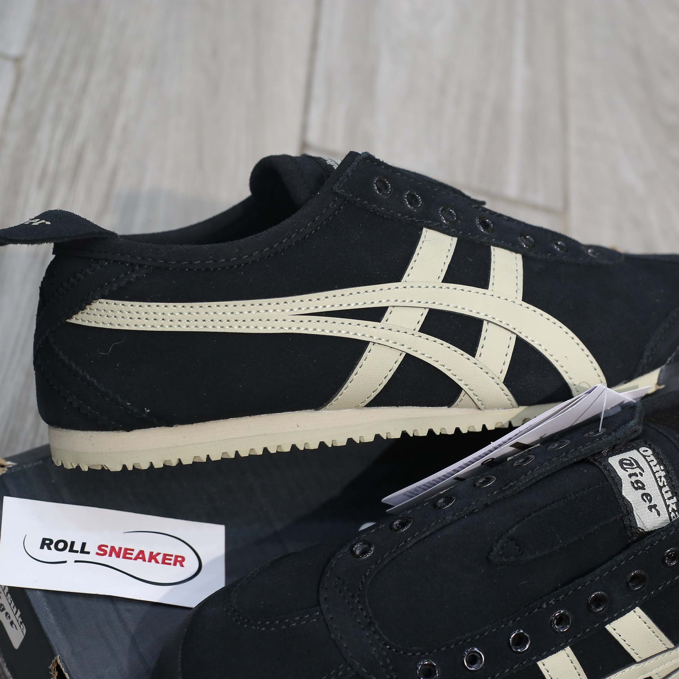 Giày Onitsuka Tiger Mexico 66 Slip-On ‘Black’ Like Auth