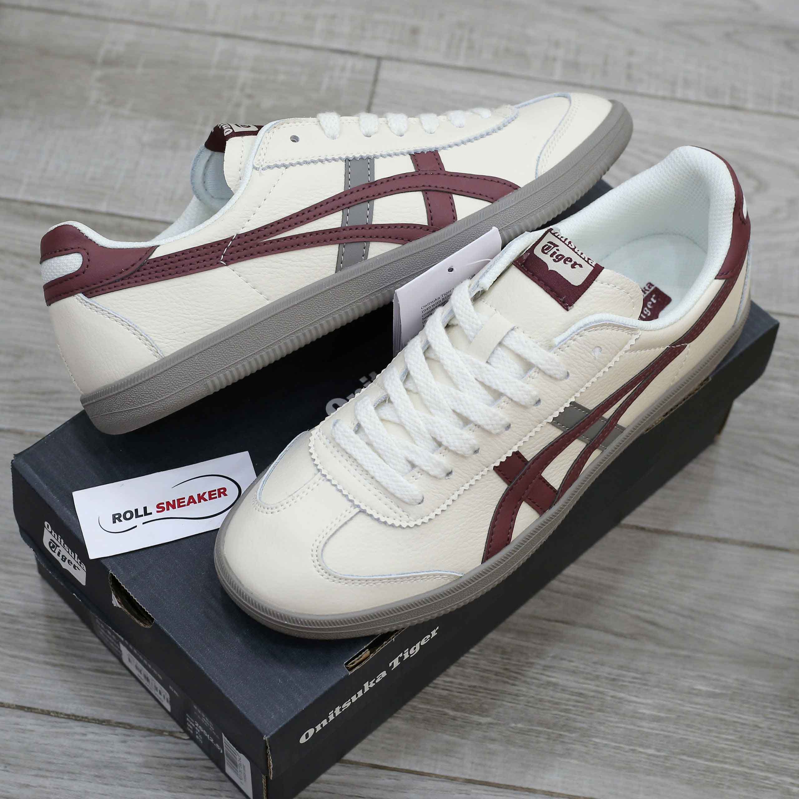 Giày Onitsuka Tiger Tokuten White Burgundy Grey Like Auth