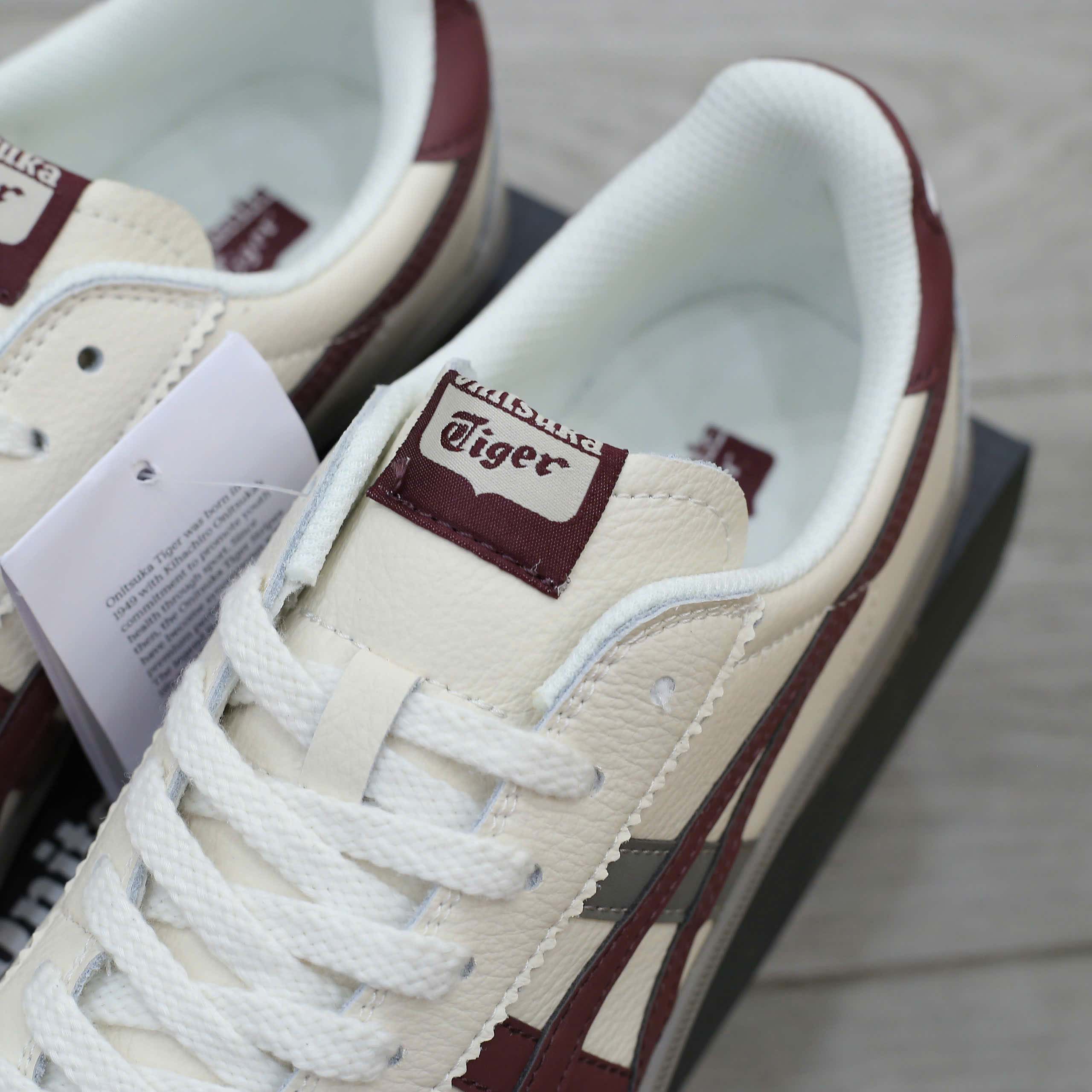 Giày Onitsuka Tiger Tokuten White Burgundy Grey Like Auth