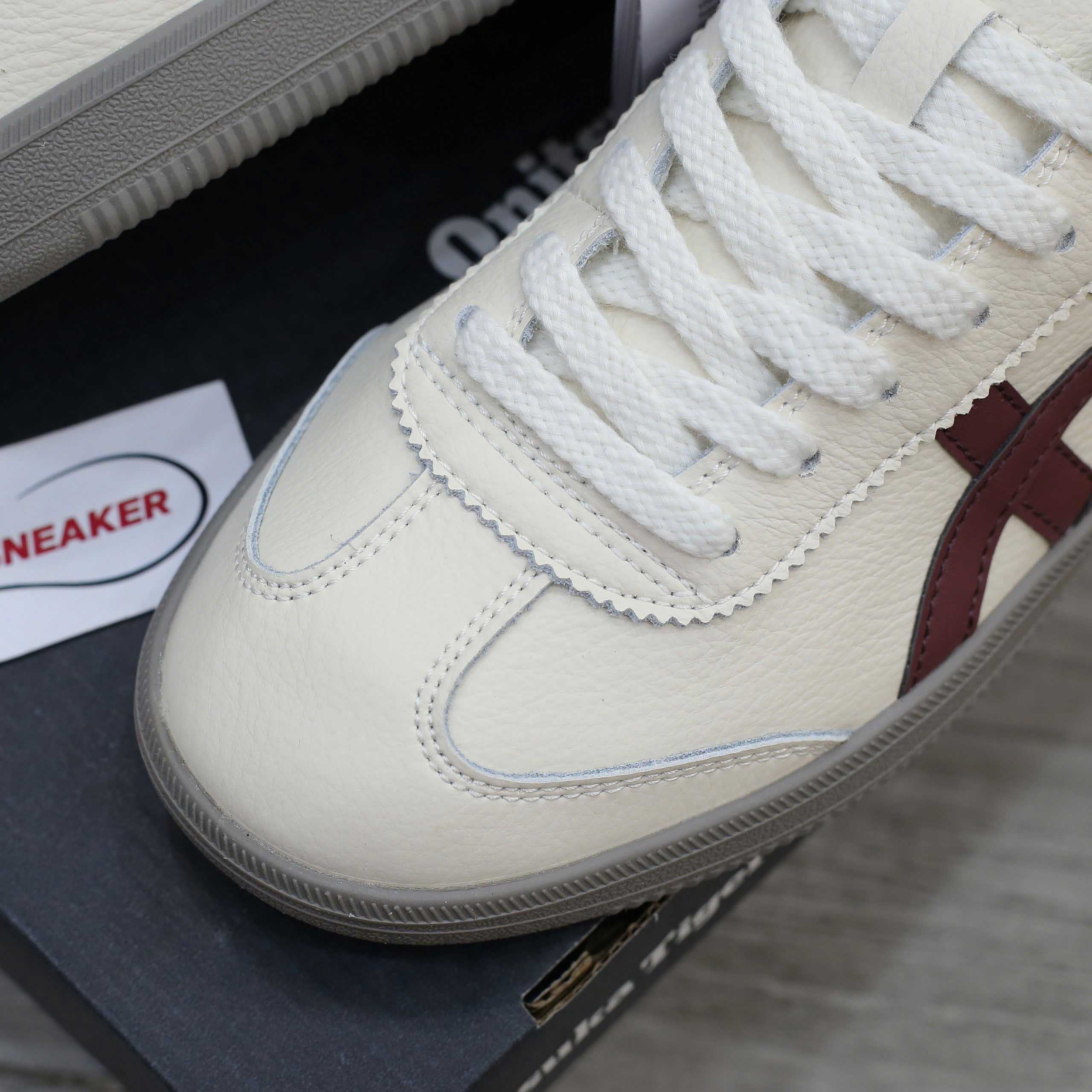 Giày Onitsuka Tiger Tokuten White Burgundy Grey Like Auth