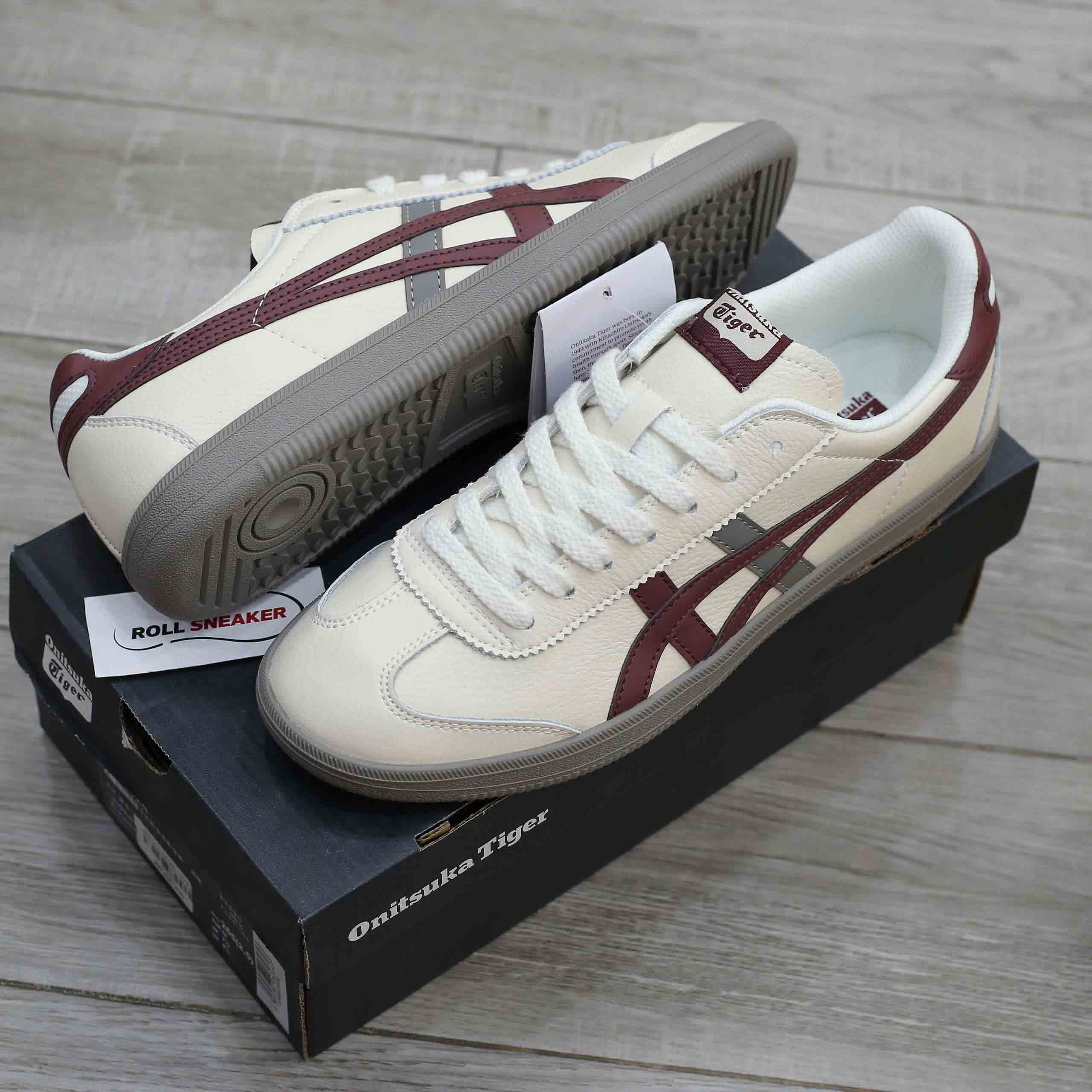 Giày Onitsuka Tiger Tokuten White Burgundy Grey Like Auth