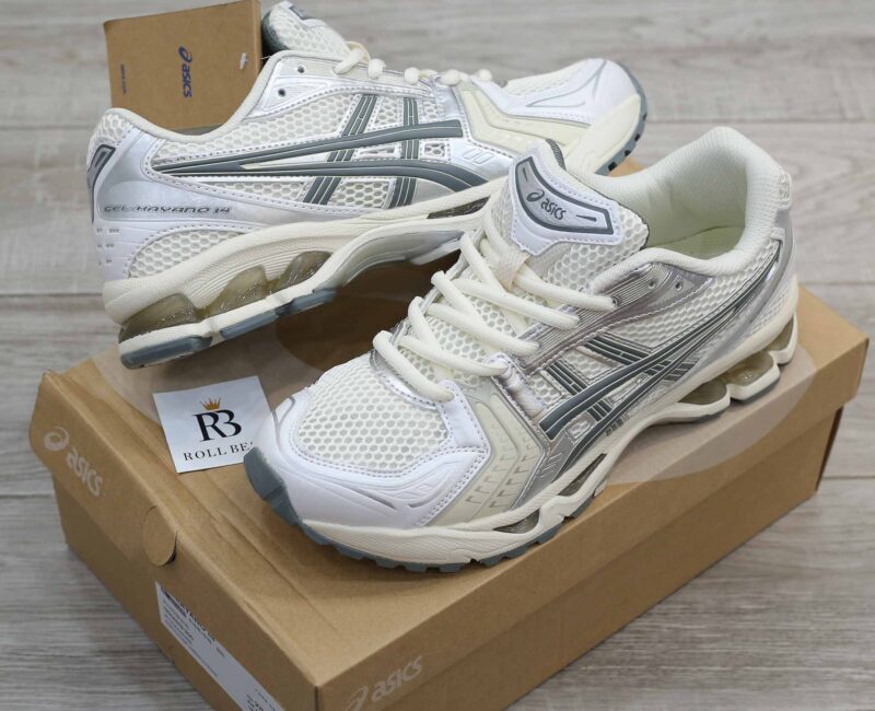 Giày Asics Gel-Kayano 14 Birch Dark Pewter Best Quality