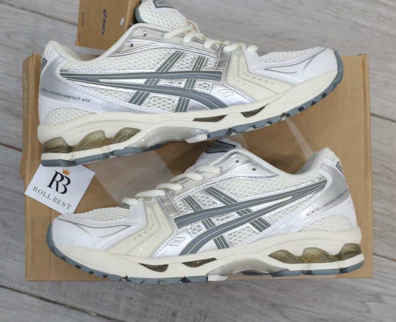 Giày Asics Gel-Kayano 14 Birch Dark Pewter Best Quality