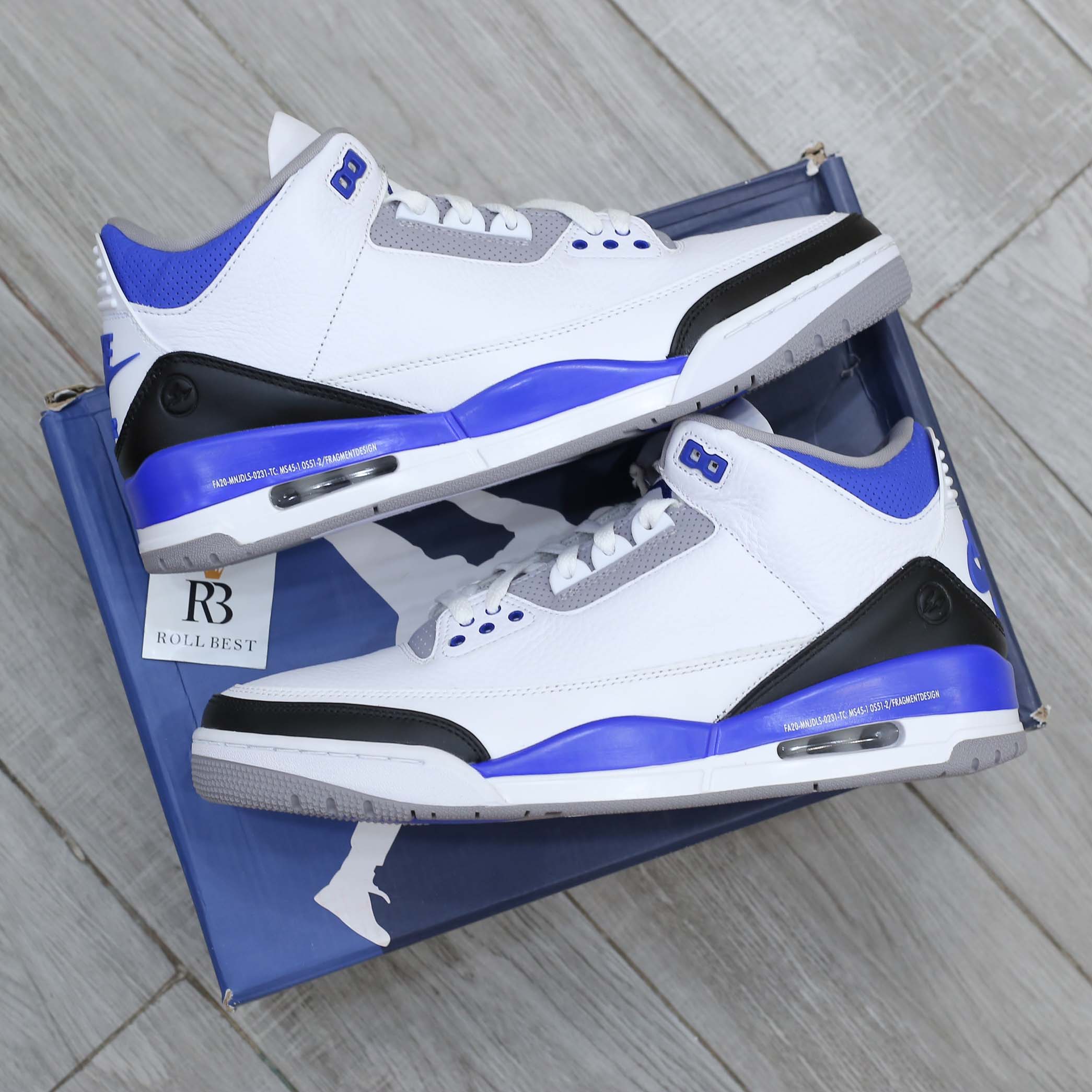 Giày Nike Air Jordan 3 Retro Racer Blue Best Quality