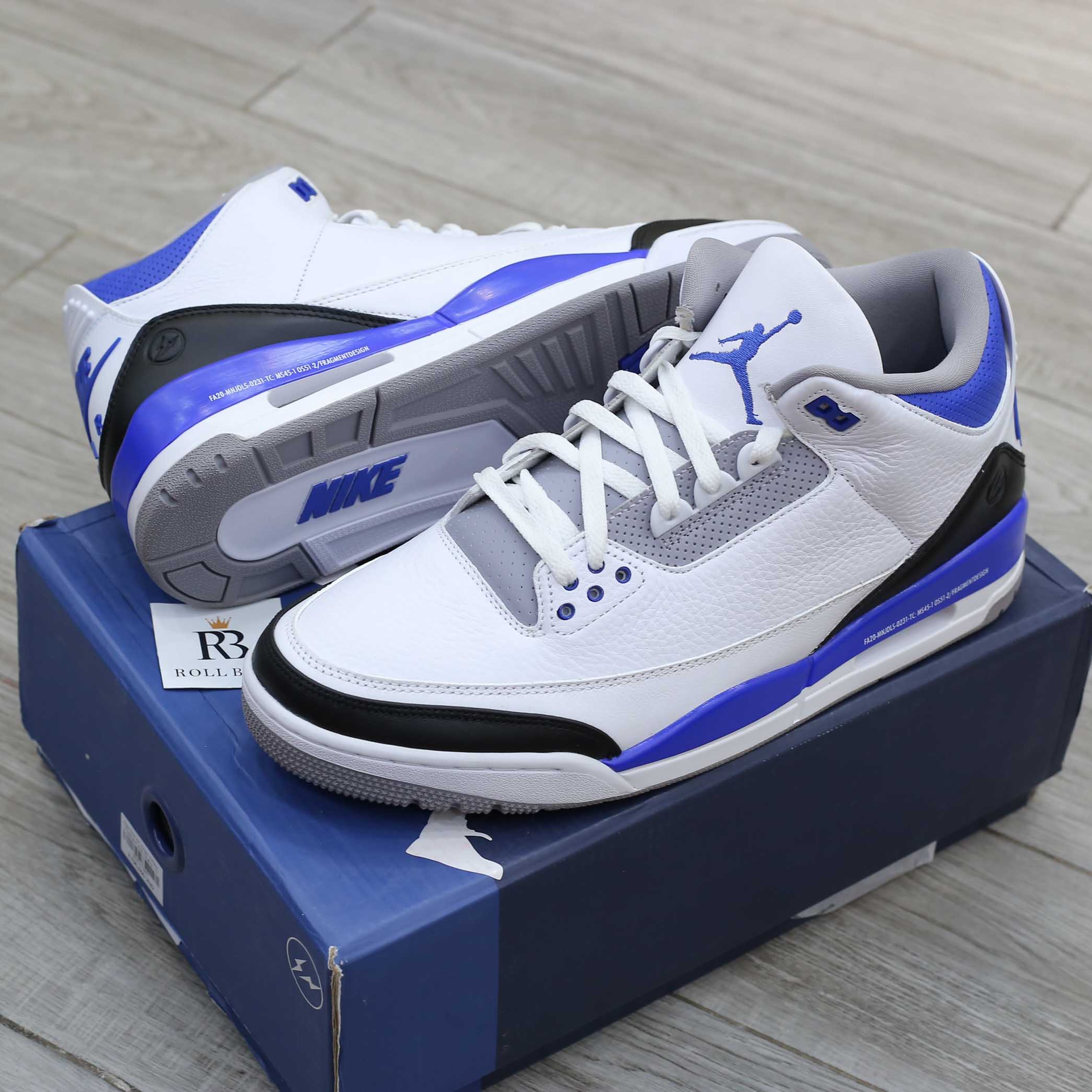 Giày Nike Air Jordan 3 Retro Racer Blue Best Quality