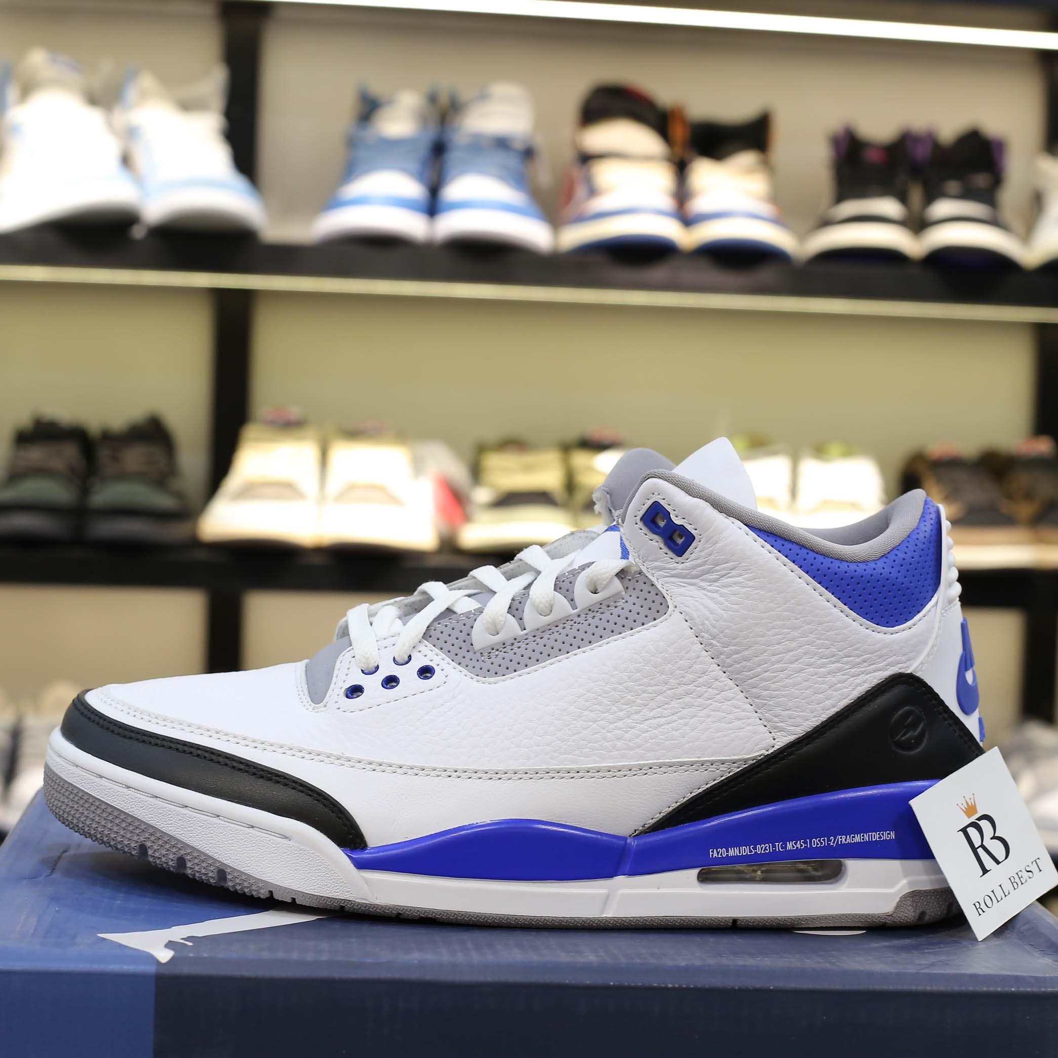 Giày Nike Air Jordan 3 Retro Racer Blue Best Quality