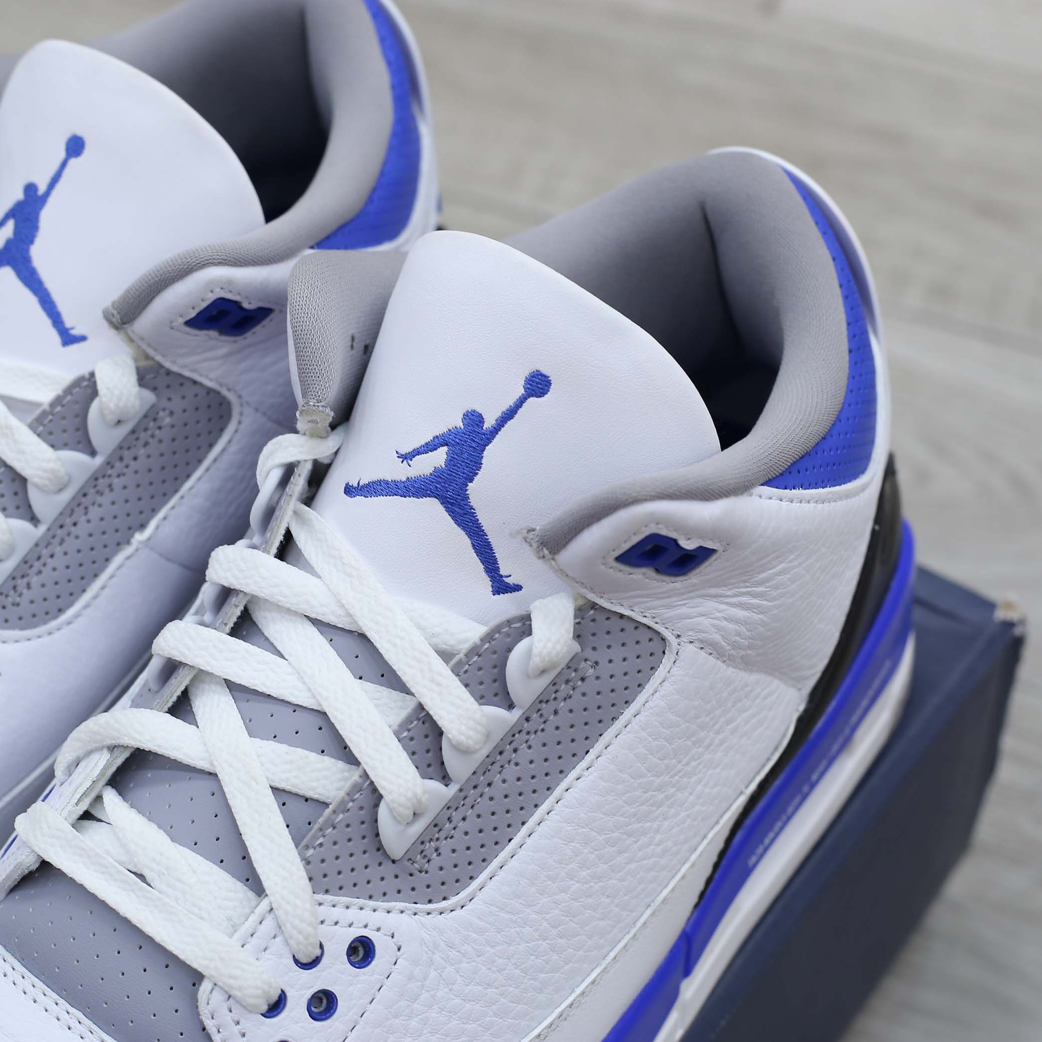 Giày Nike Air Jordan 3 Retro Racer Blue Best Quality