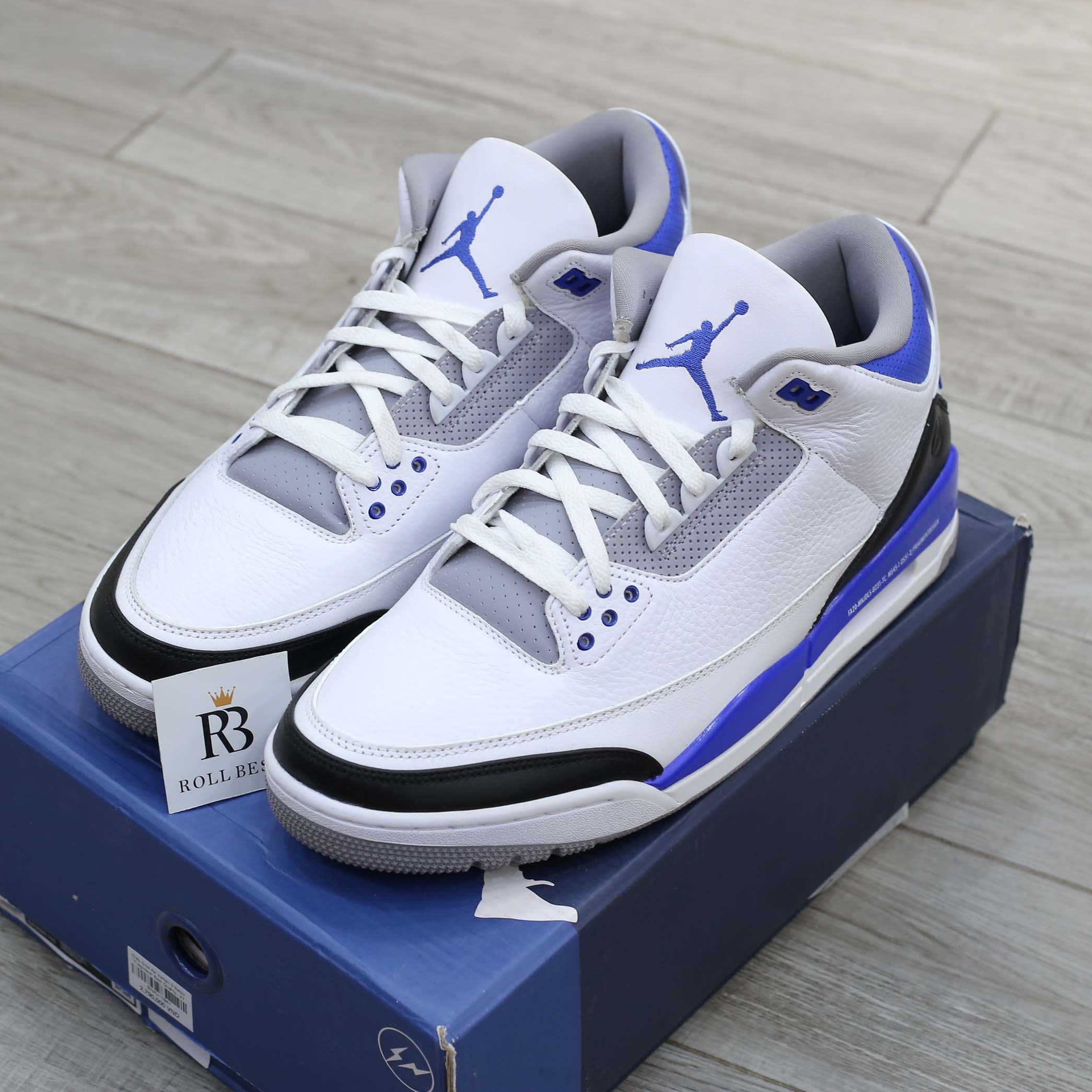 Giày Nike Air Jordan 3 Retro Racer Blue Best Quality