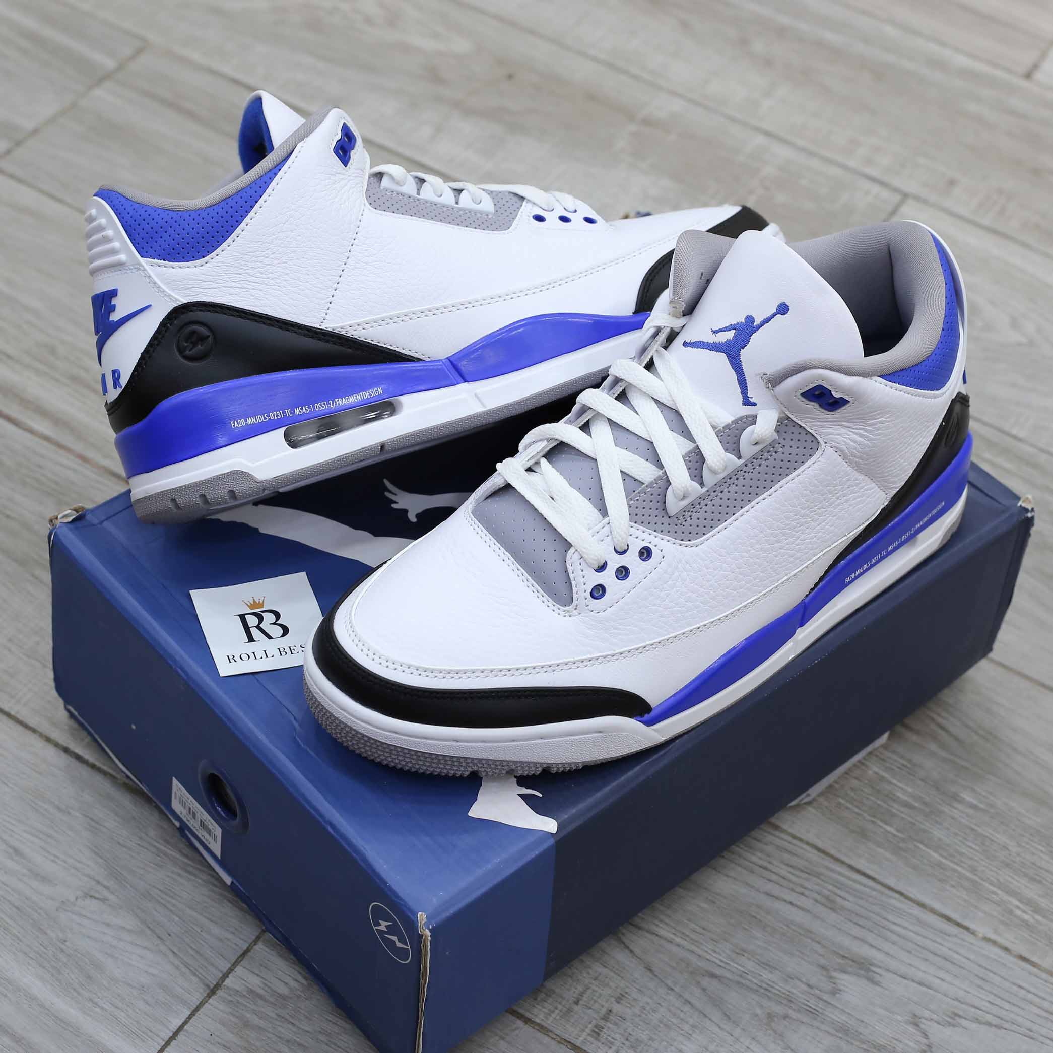 Giày Nike Air Jordan 3 Retro Racer Blue Best Quality