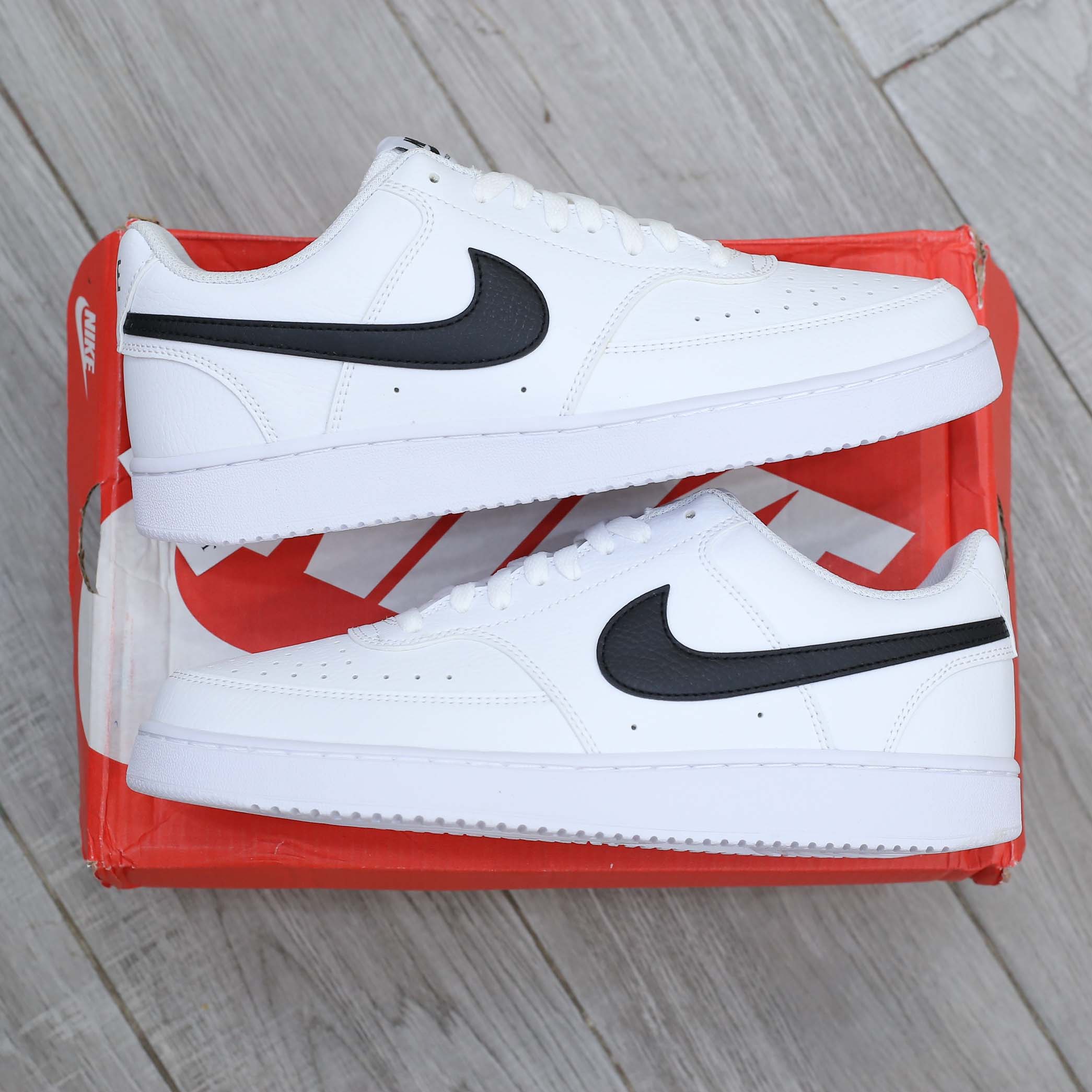 Giày Nike Court Vision Low Next Nature ‘White Black’ Best Quality