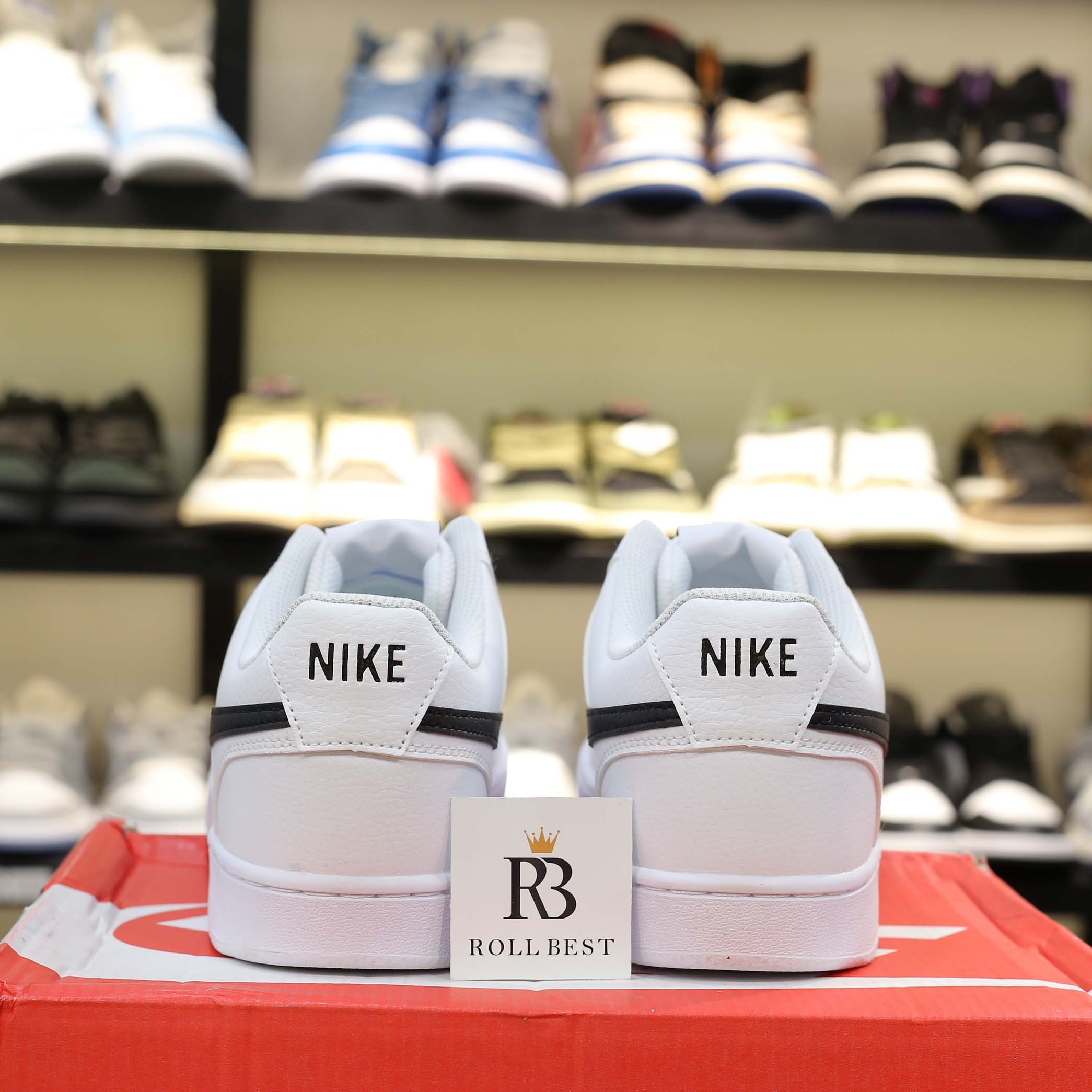Giày Nike Court Vision Low Next Nature ‘White Black’ Best Quality
