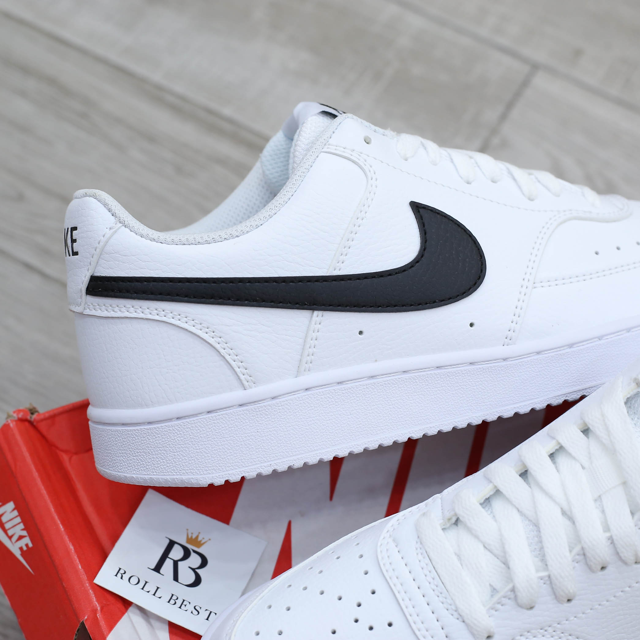 Giày Nike Court Vision Low Next Nature ‘White Black’ Best Quality