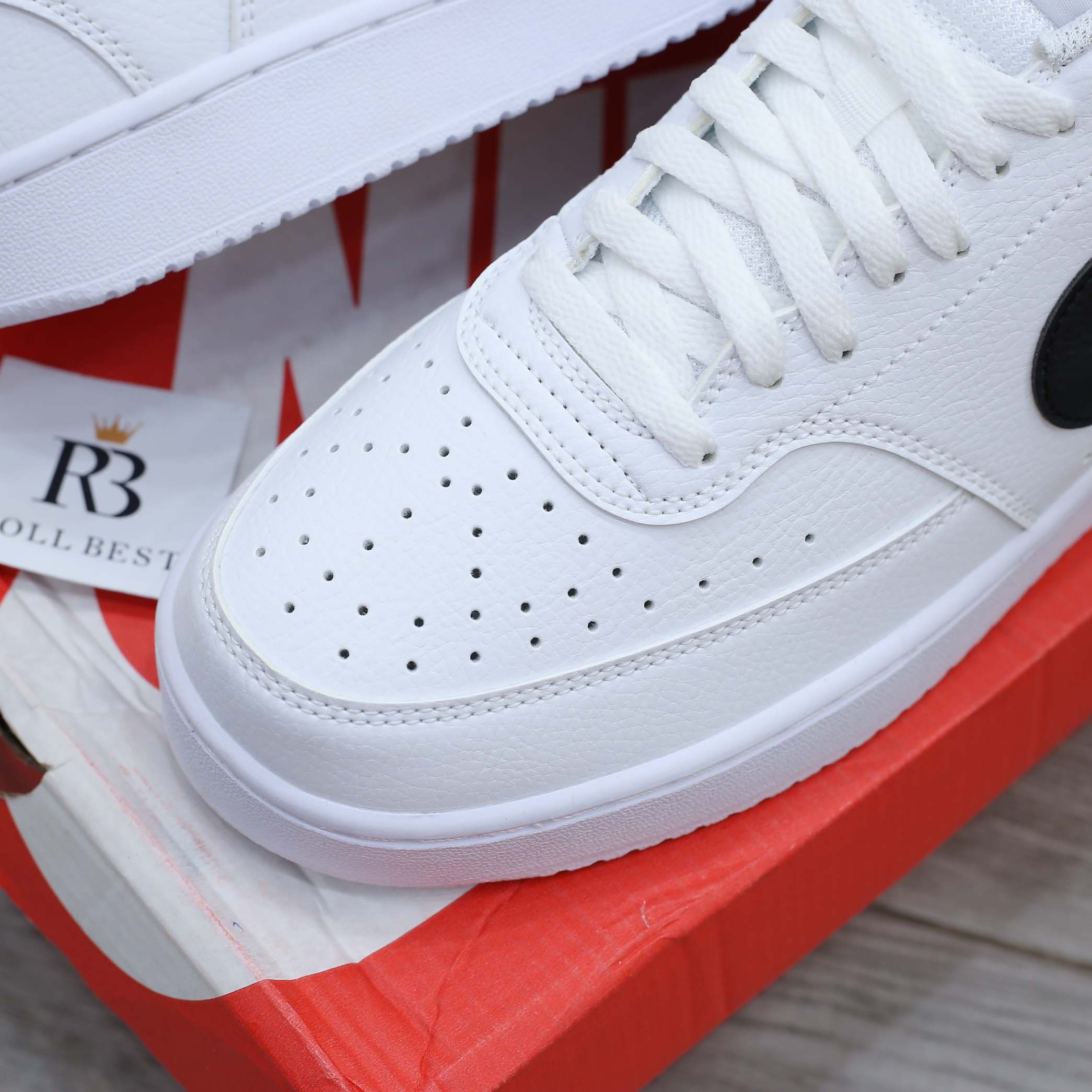 Giày Nike Court Vision Low Next Nature ‘White Black’ Best Quality