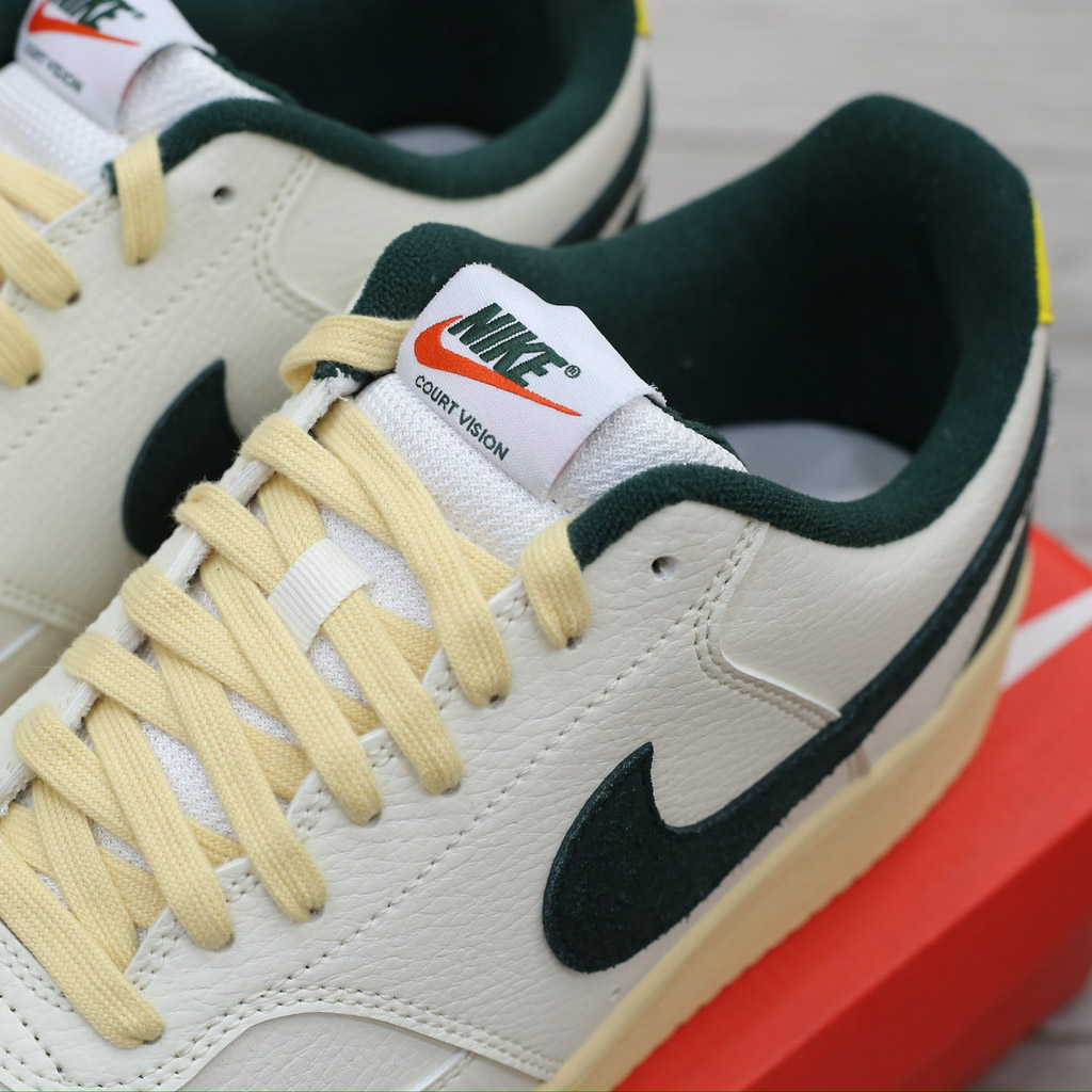 Giày Nike Court Vision Low Sail Pro Green Opti Yellow Best Quality
