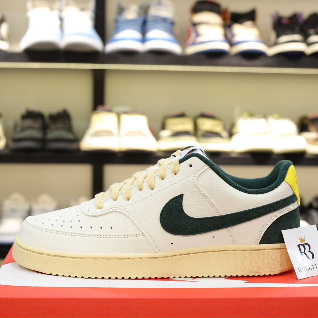 Giày Nike Court Vision Low Sail Pro Green Opti Yellow Best Quality