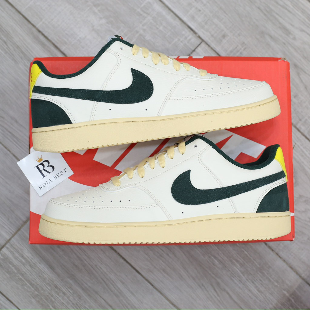 Giày Nike Court Vision Low Sail Pro Green Opti Yellow Best Quality