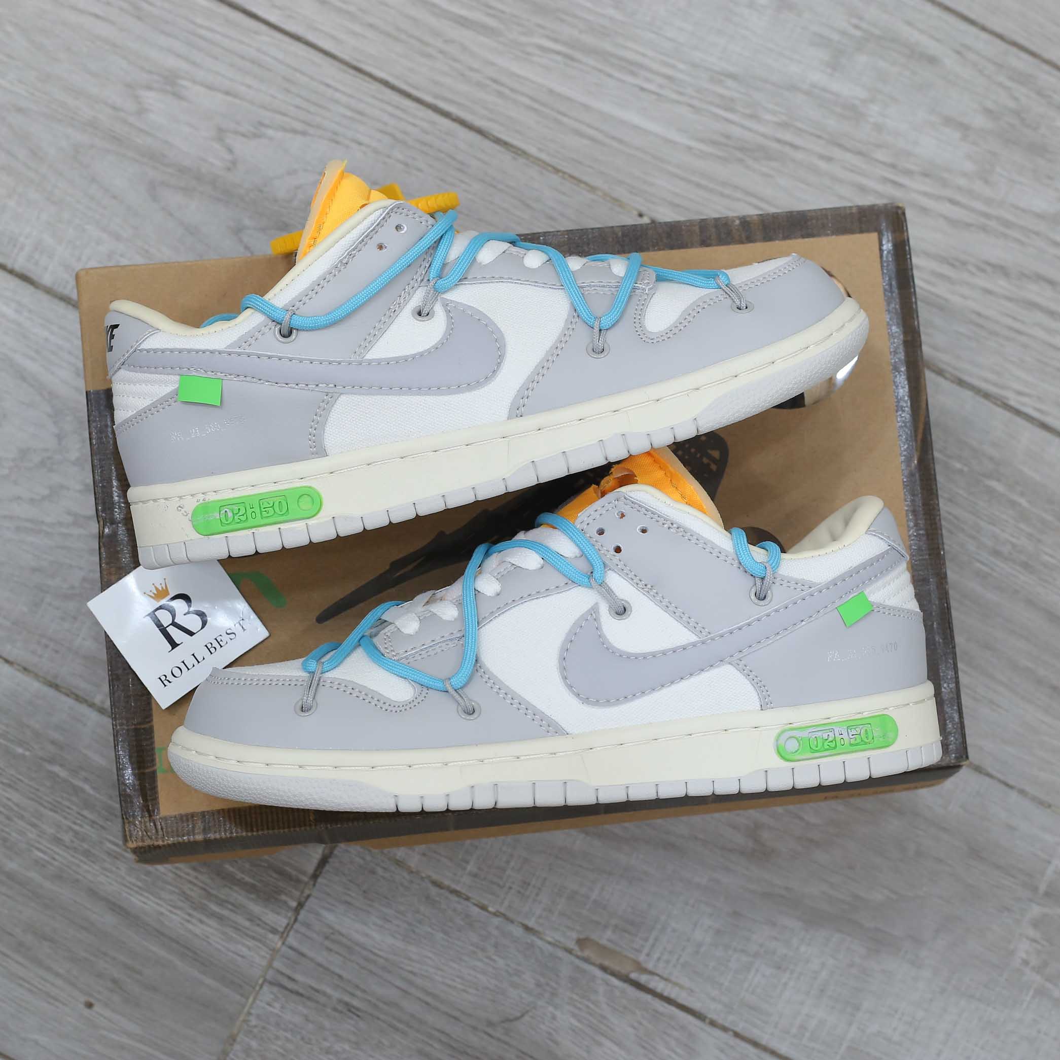 Giày Nike Off-White x Dunk Low ‘Lot 02 Of 50’ Best Quality