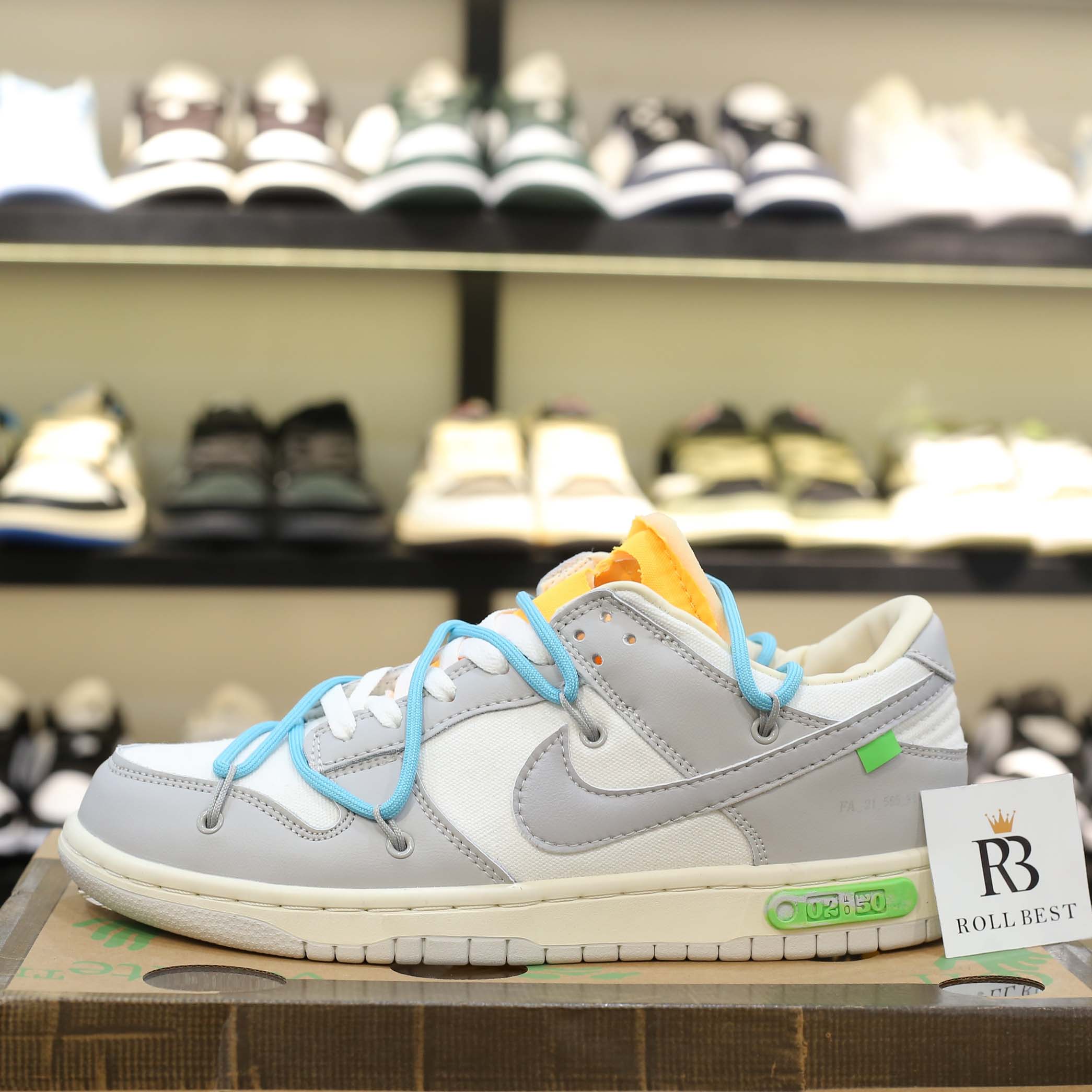 Giày Nike Off-White x Dunk Low ‘Lot 02 Of 50’ Best Quality