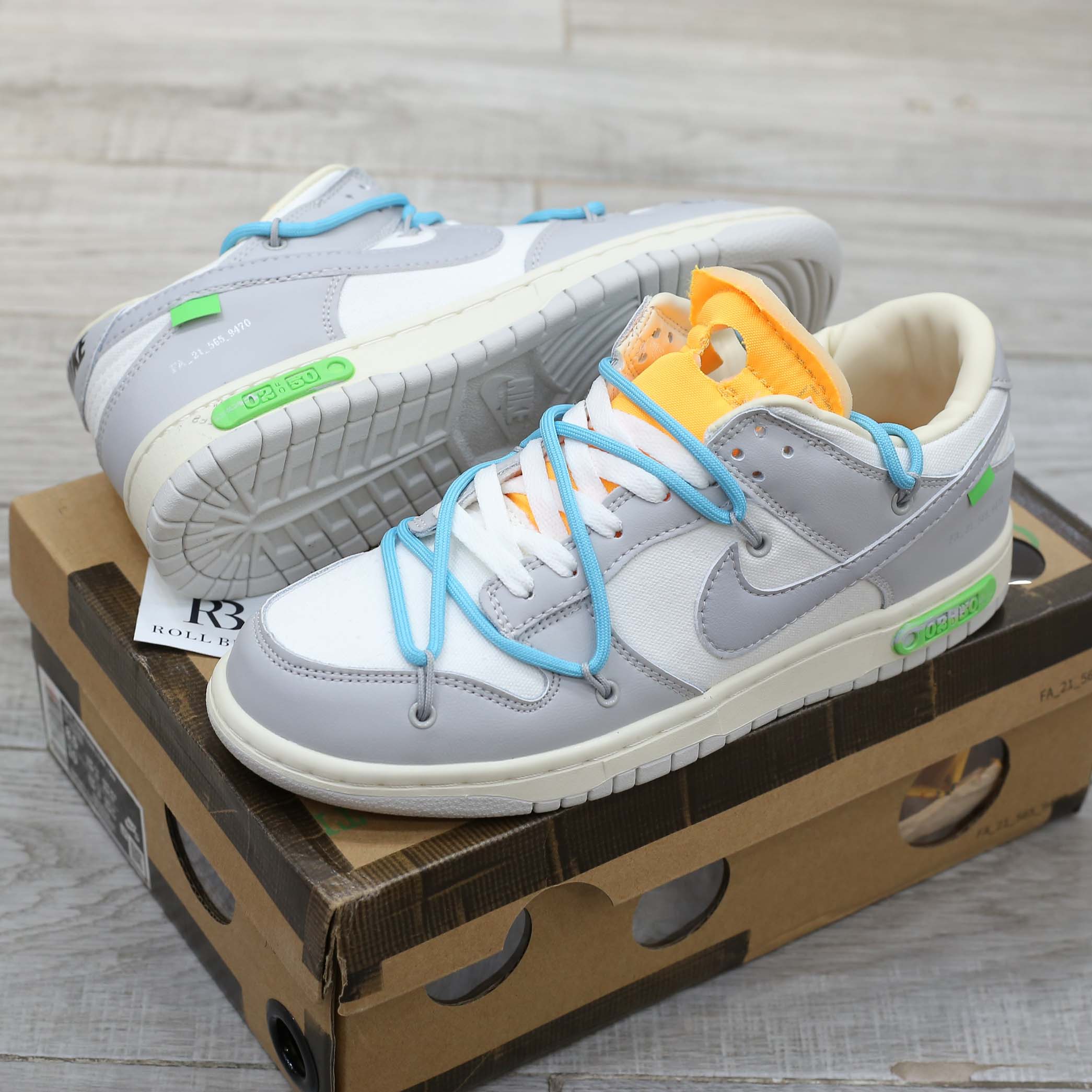 Giày Nike Off-White x Dunk Low ‘Lot 02 Of 50’ Best Quality