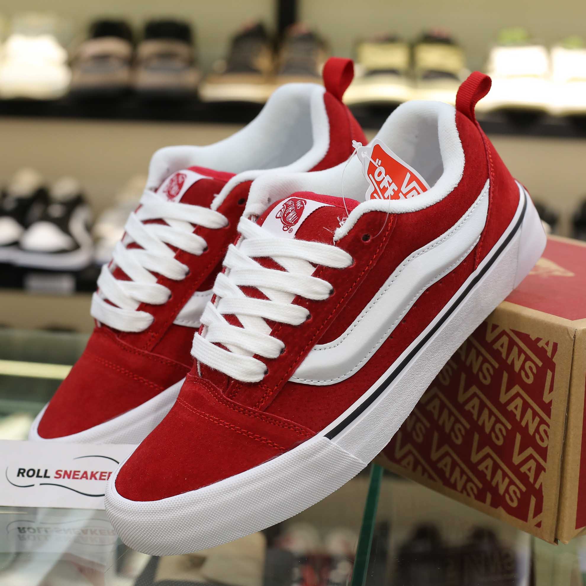 Giày Vans Knu Skool ‘Red’ Like Auth