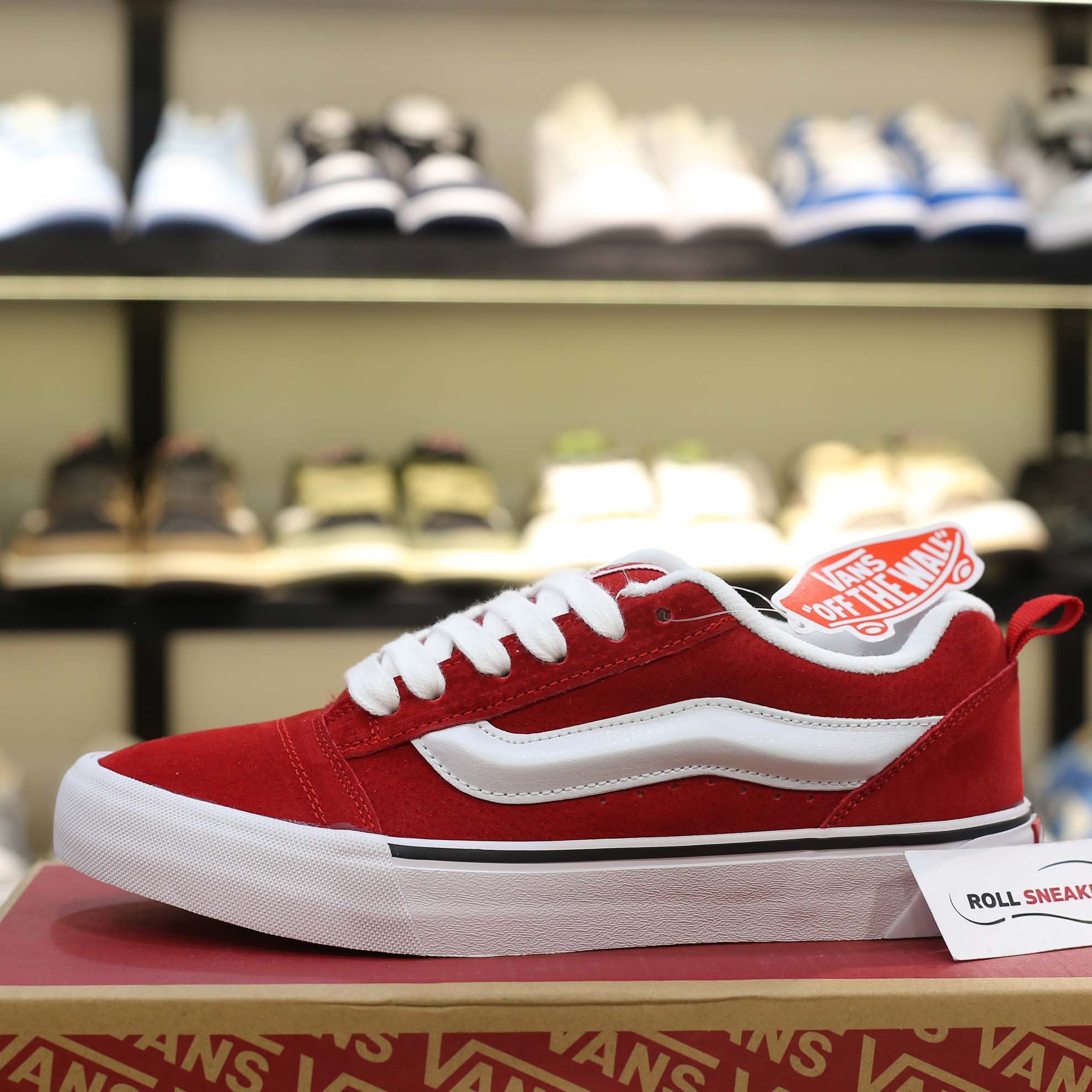 Giày Vans Knu Skool ‘Red’ Like Auth