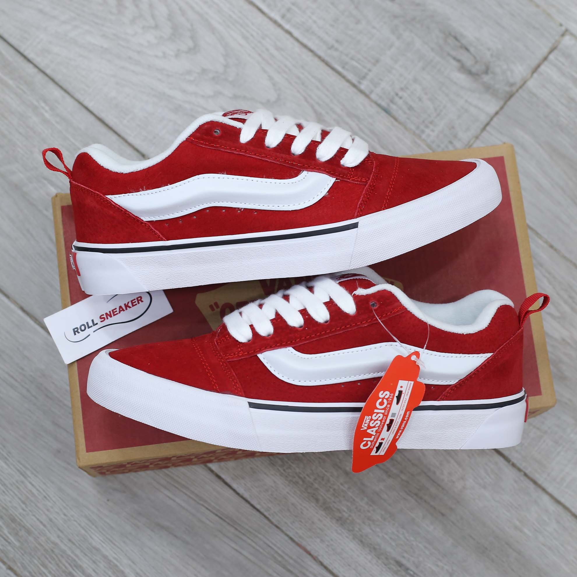 Giày Vans Knu Skool ‘Red’ Like Auth