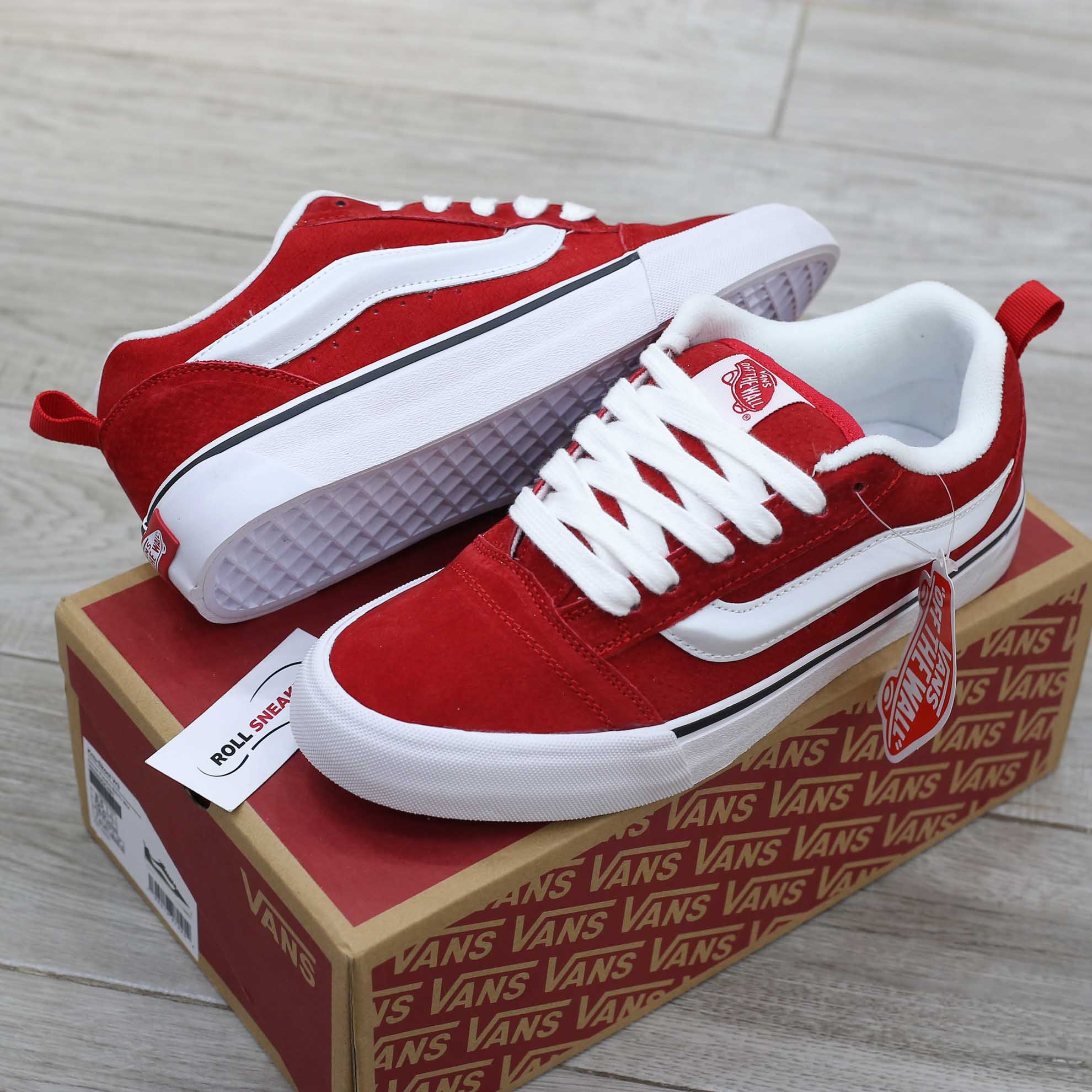 Giày Vans Knu Skool ‘Red’ Like Auth