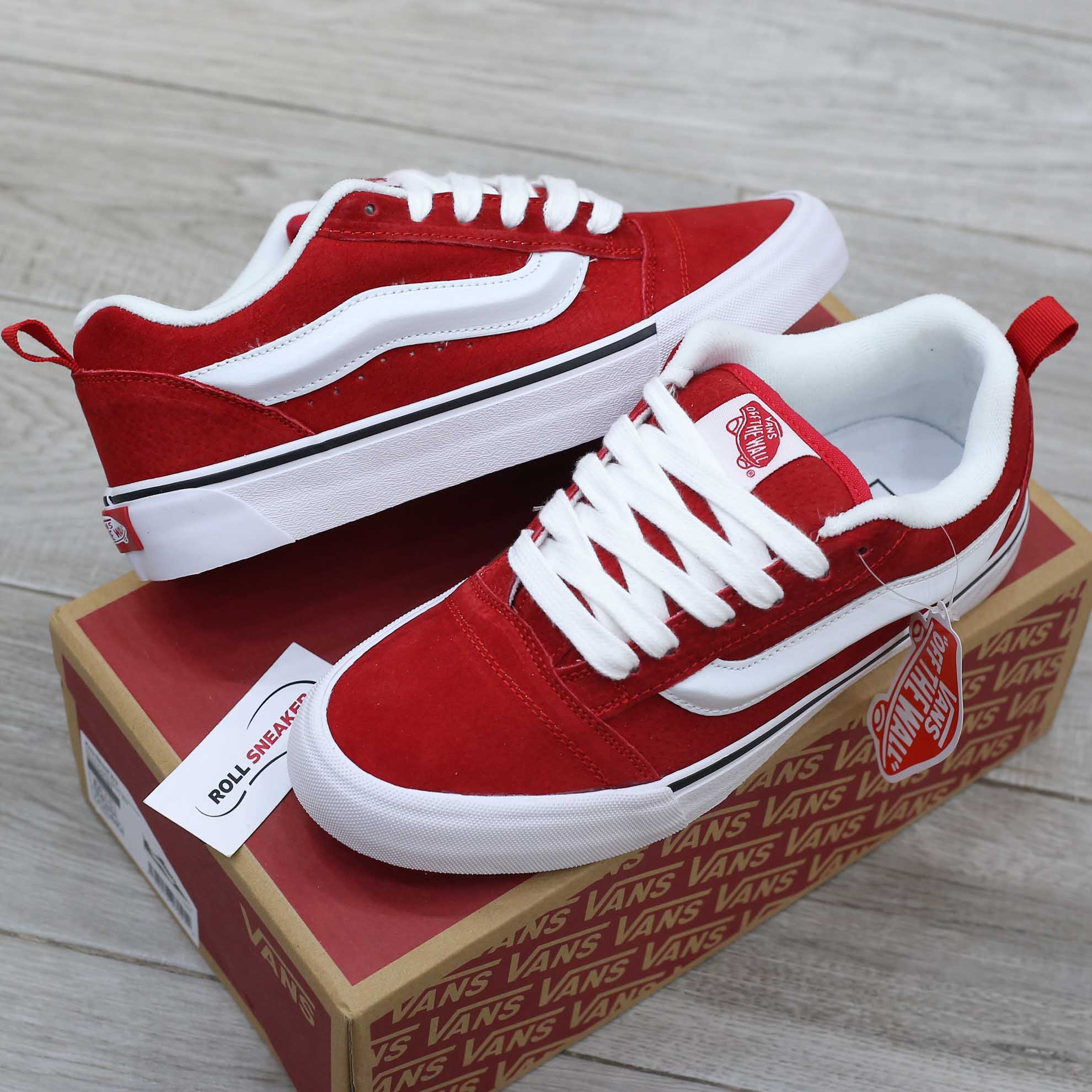 Giày Vans Knu Skool ‘Red’ Like Auth