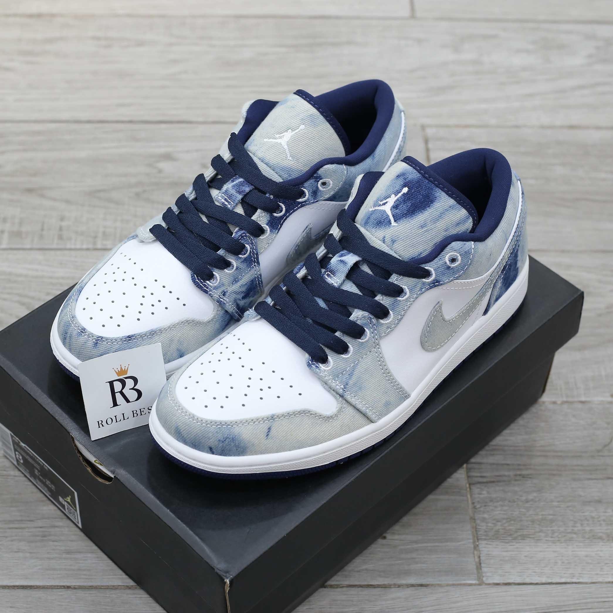 Giày Air Jordan 1 Low SE 'Washed Denim' Best Quality