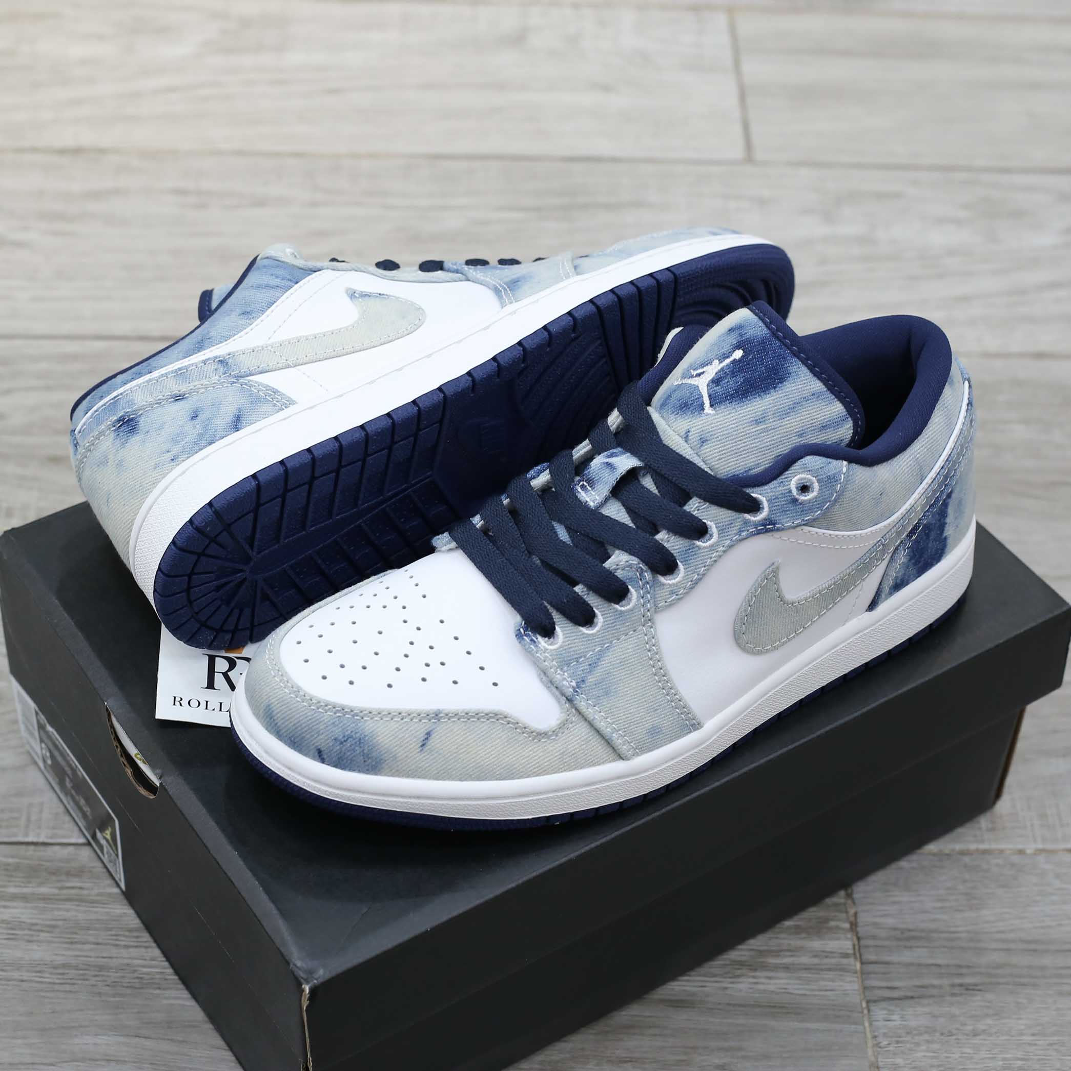 Giày Air Jordan 1 Low SE 'Washed Denim' Best Quality