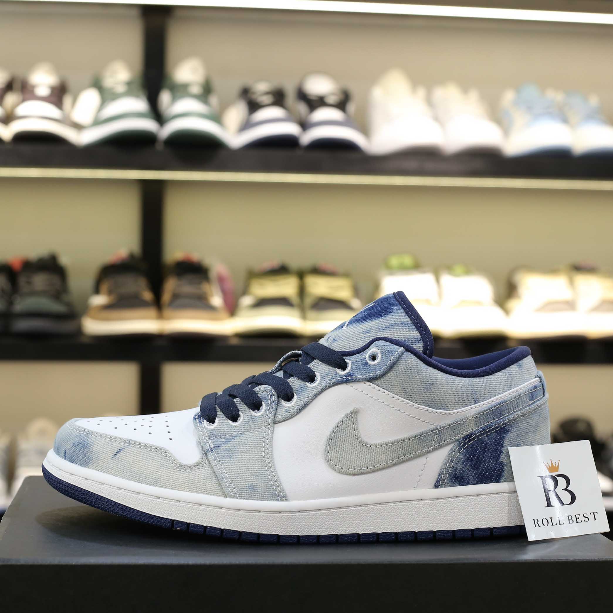 Giày Air Jordan 1 Low SE 'Washed Denim' Best Quality