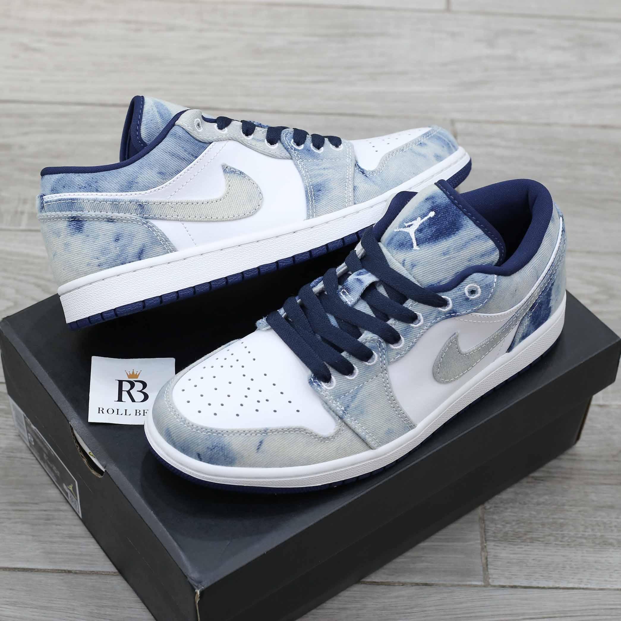 Giày Air Jordan 1 Low SE 'Washed Denim' Best Quality