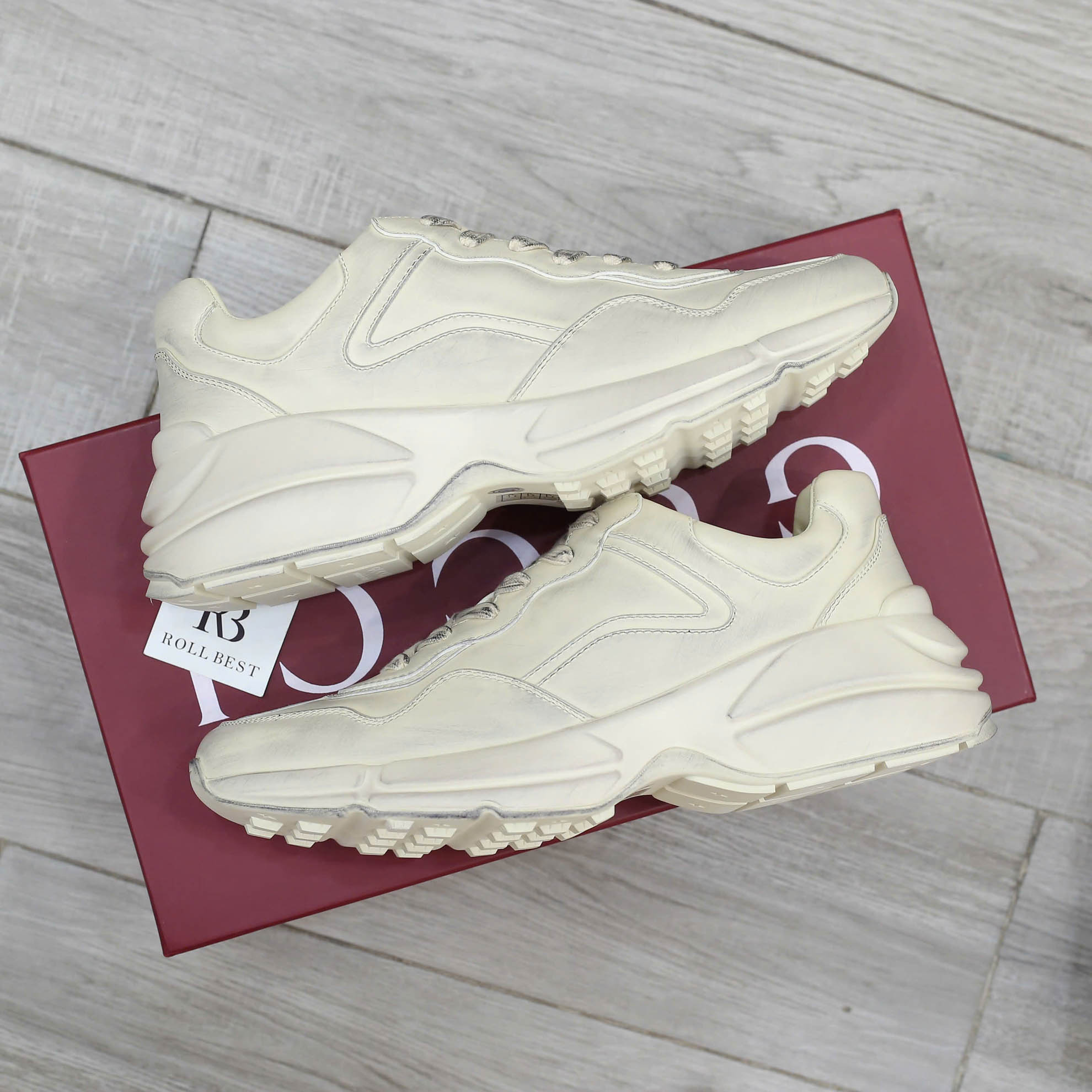 Giày Gucci Leather da trơn bản bẩn Best Quality