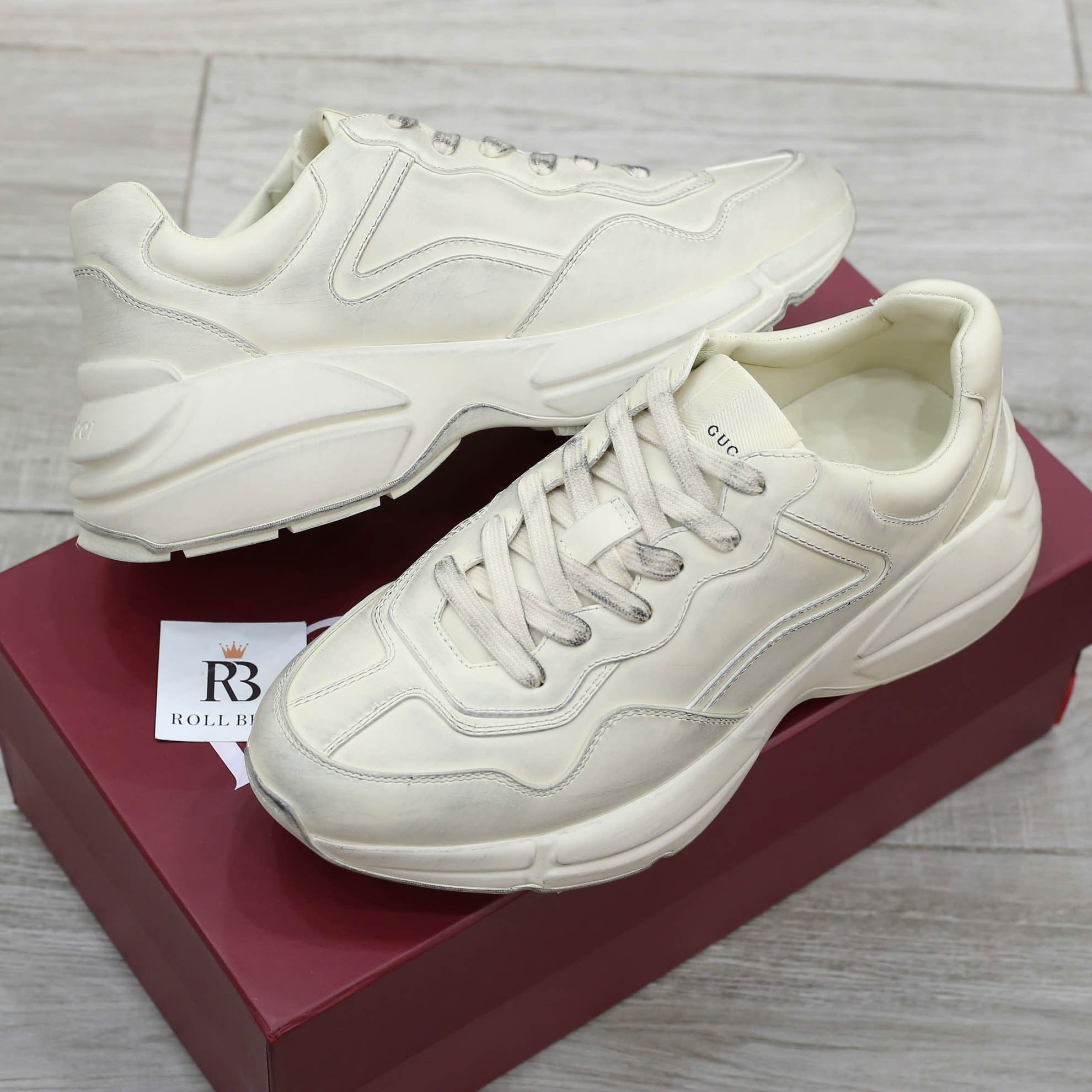 Giày Gucci Leather da trơn bản bẩn Best Quality