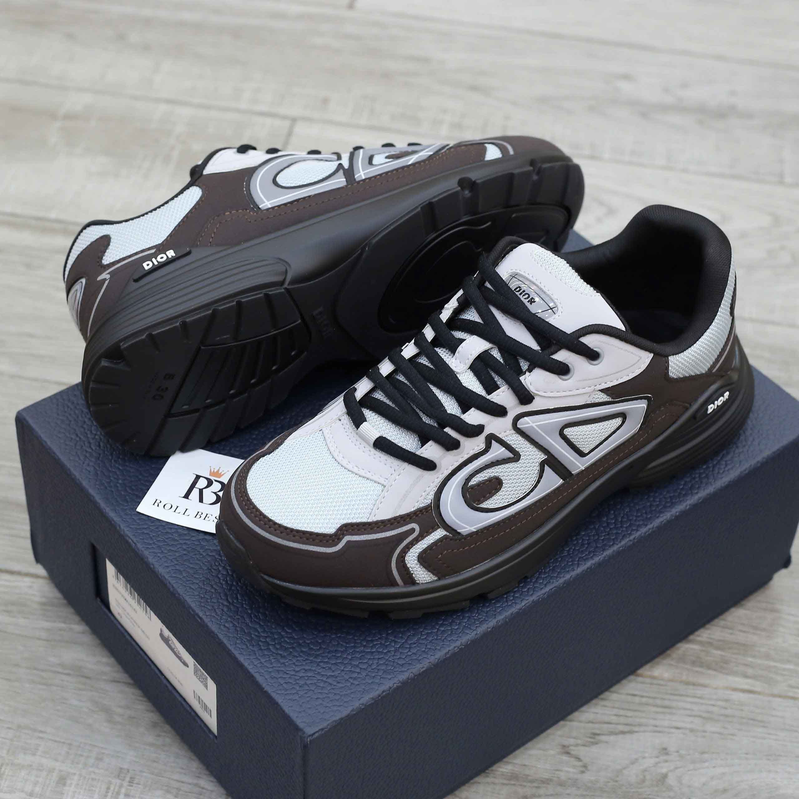 Giày Nam Dior B30 Sneaker Grey Best Quality