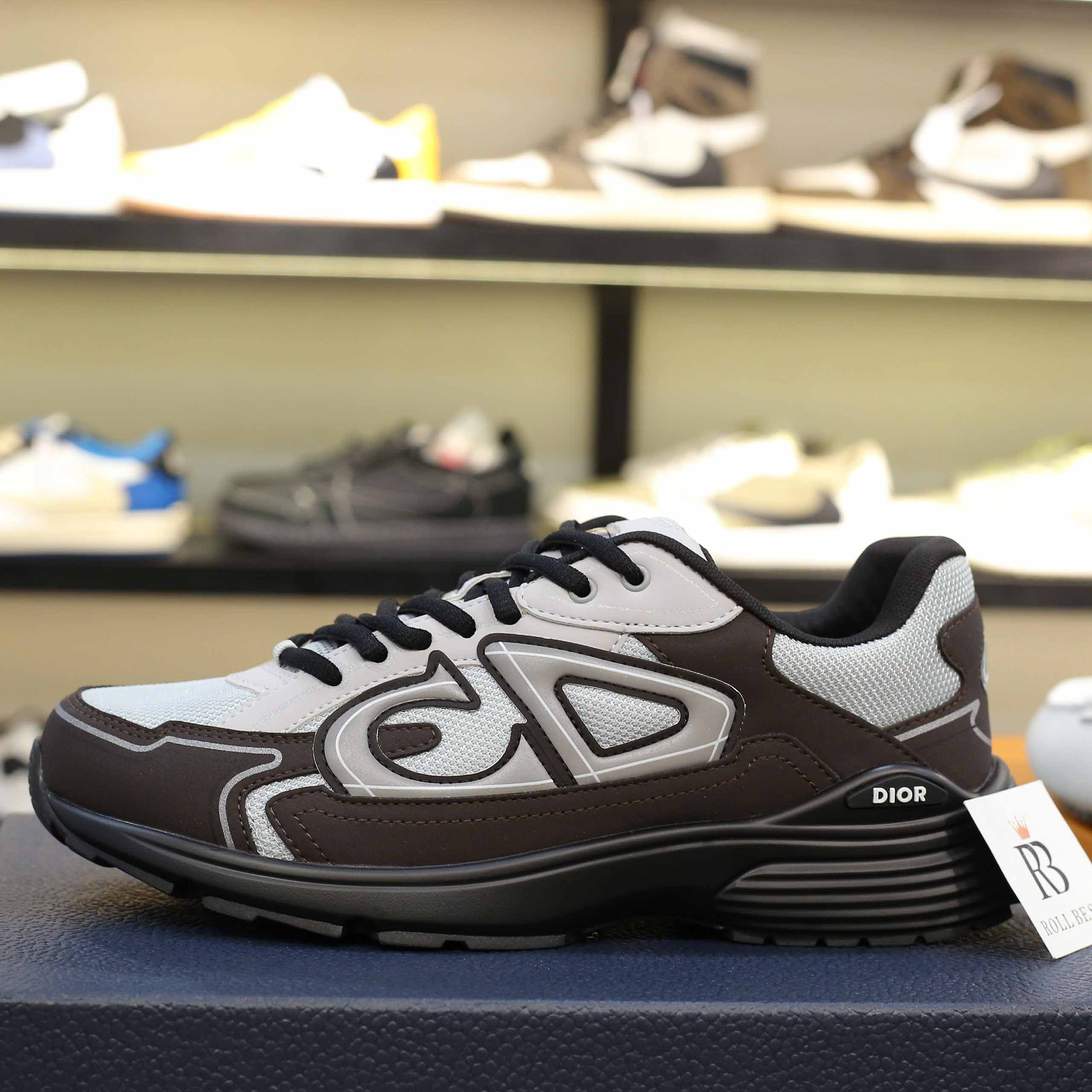 Giày Nam Dior B30 Sneaker Grey Best Quality