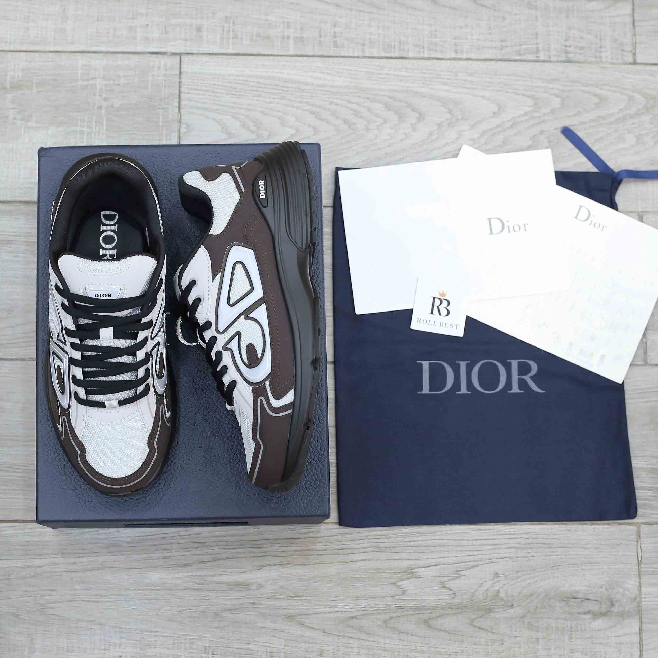 Giày Nam Dior B30 Sneaker Grey Best Quality