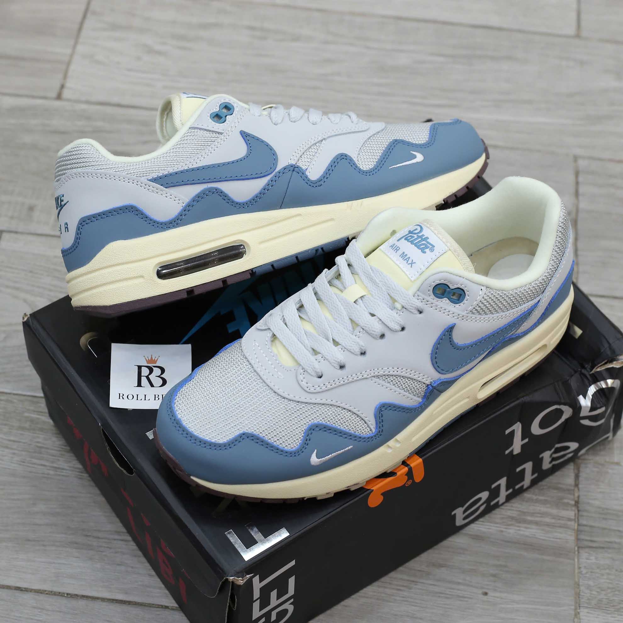 Giày Nike Air Max 1 x Patta Aqua Noise Best Quality