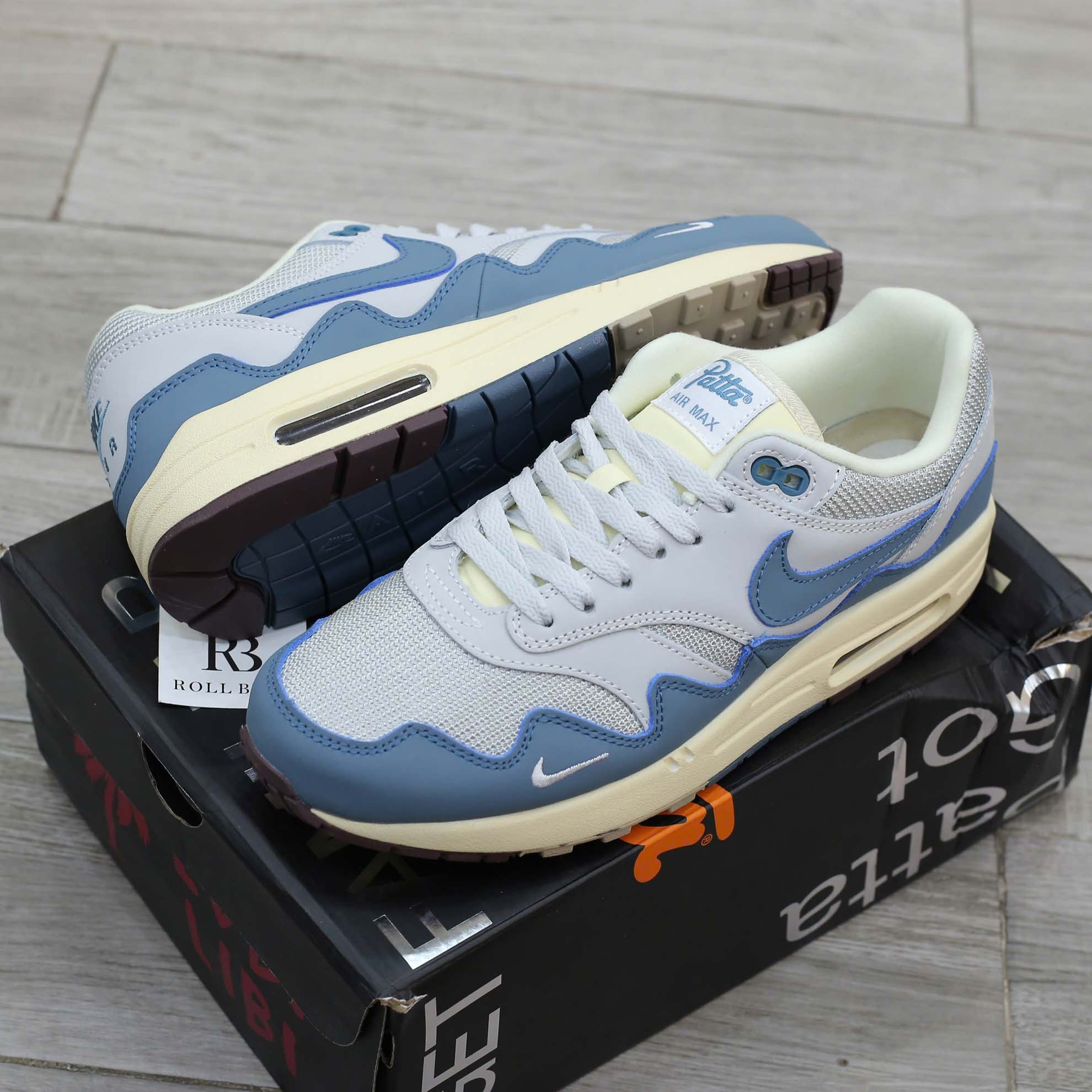 Giày Nike Air Max 1 x Patta Aqua Noise Best Quality