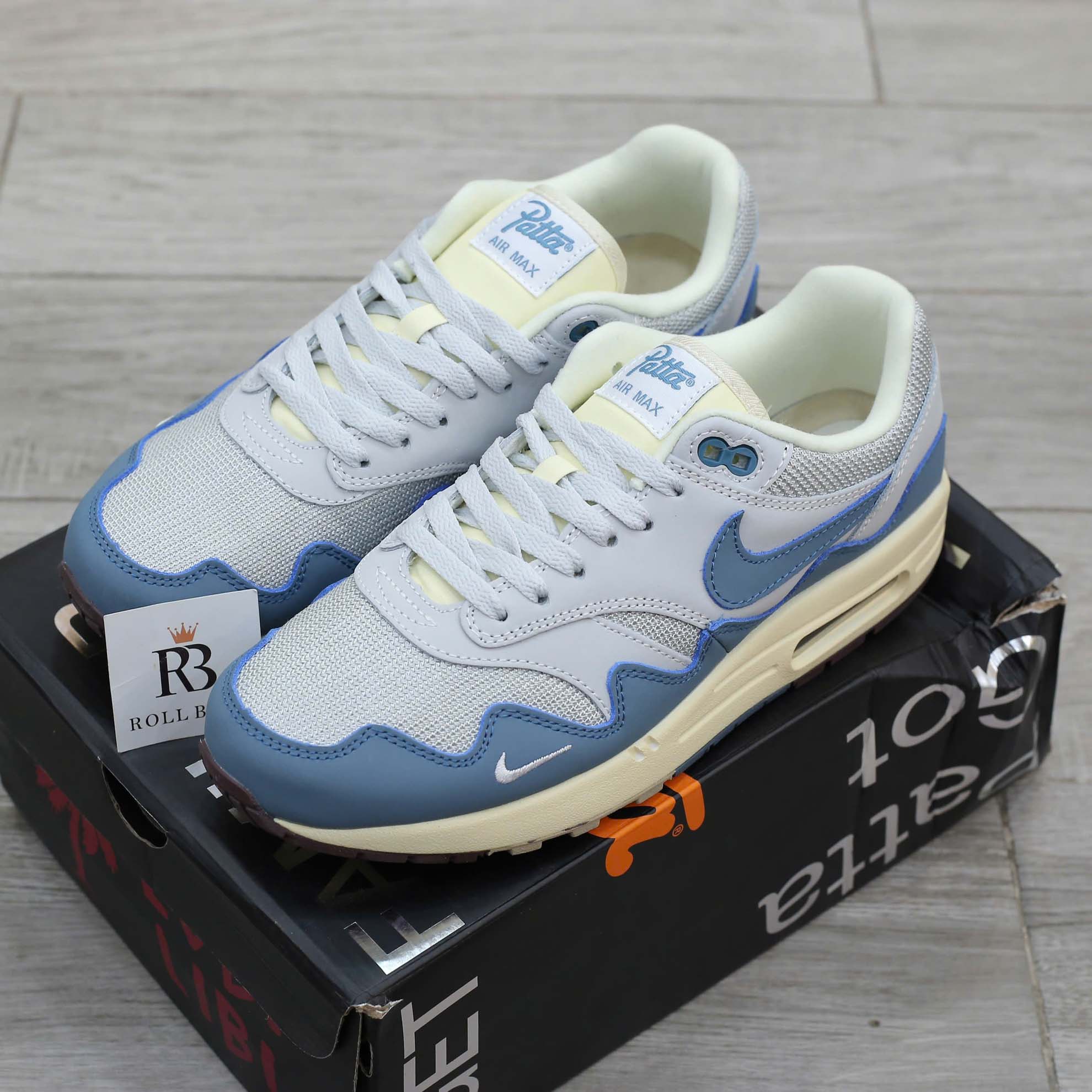Giày Nike Air Max 1 x Patta Aqua Noise Best Quality