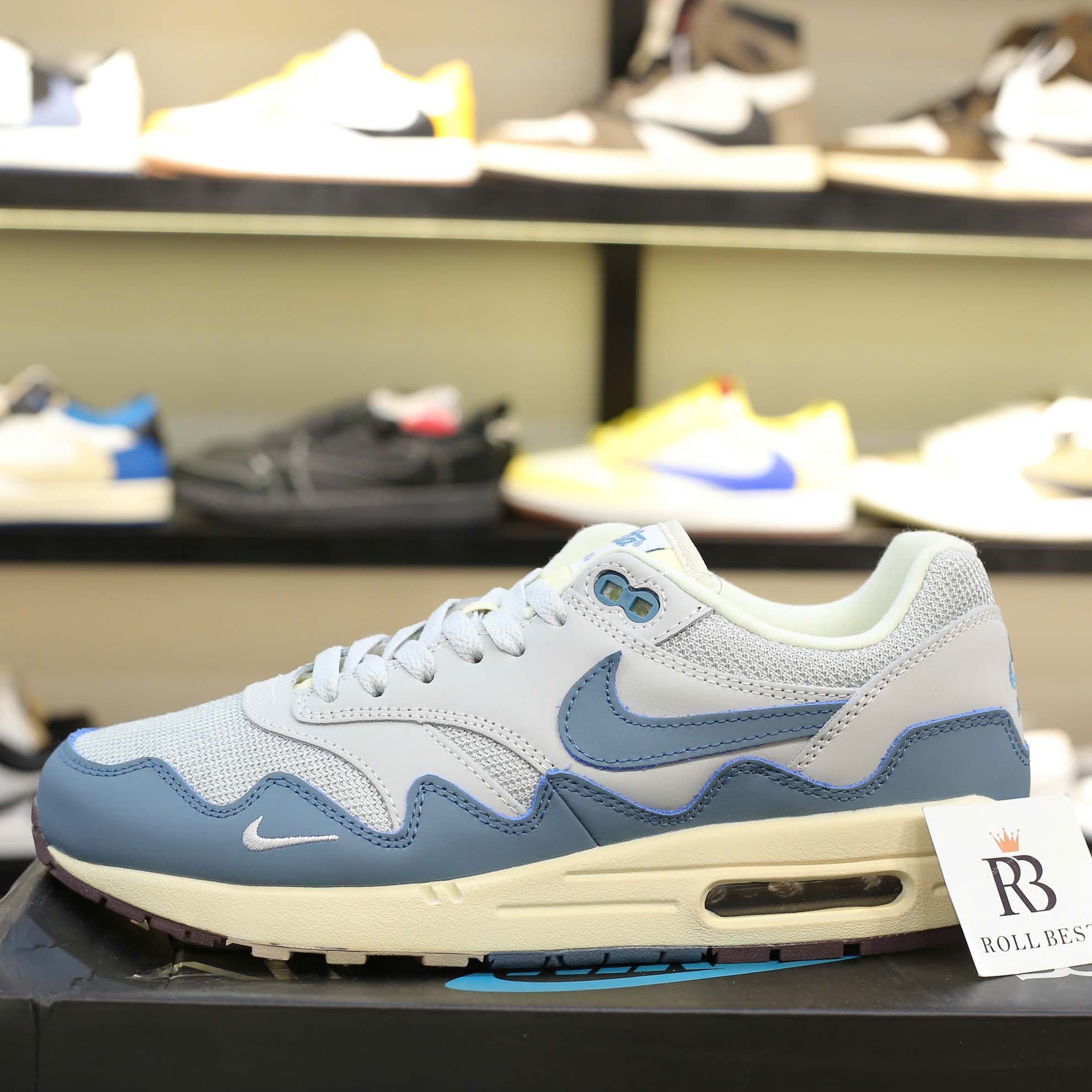 Giày Nike Air Max 1 x Patta Aqua Noise Best Quality