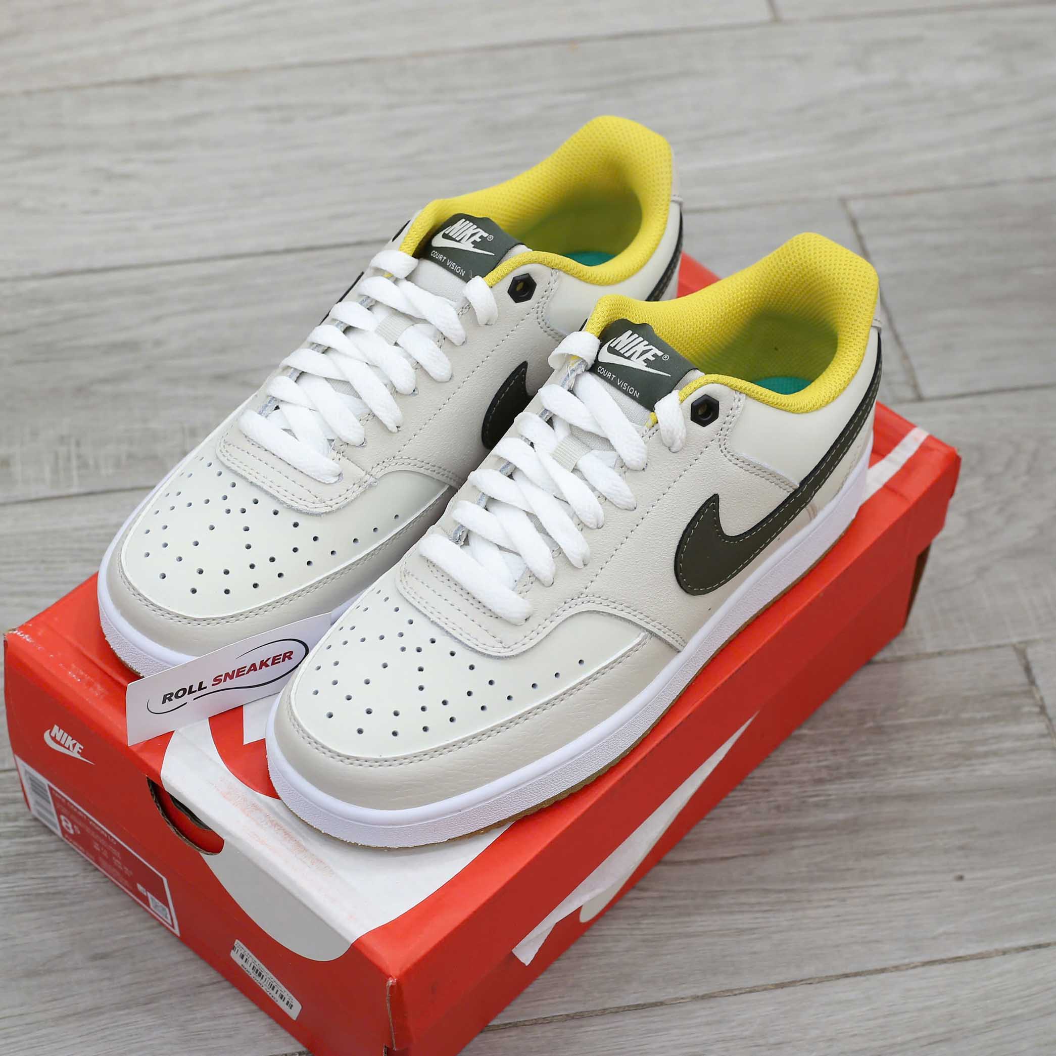 Giày Nike Court Vision 1 LO NN CN White Like Auth