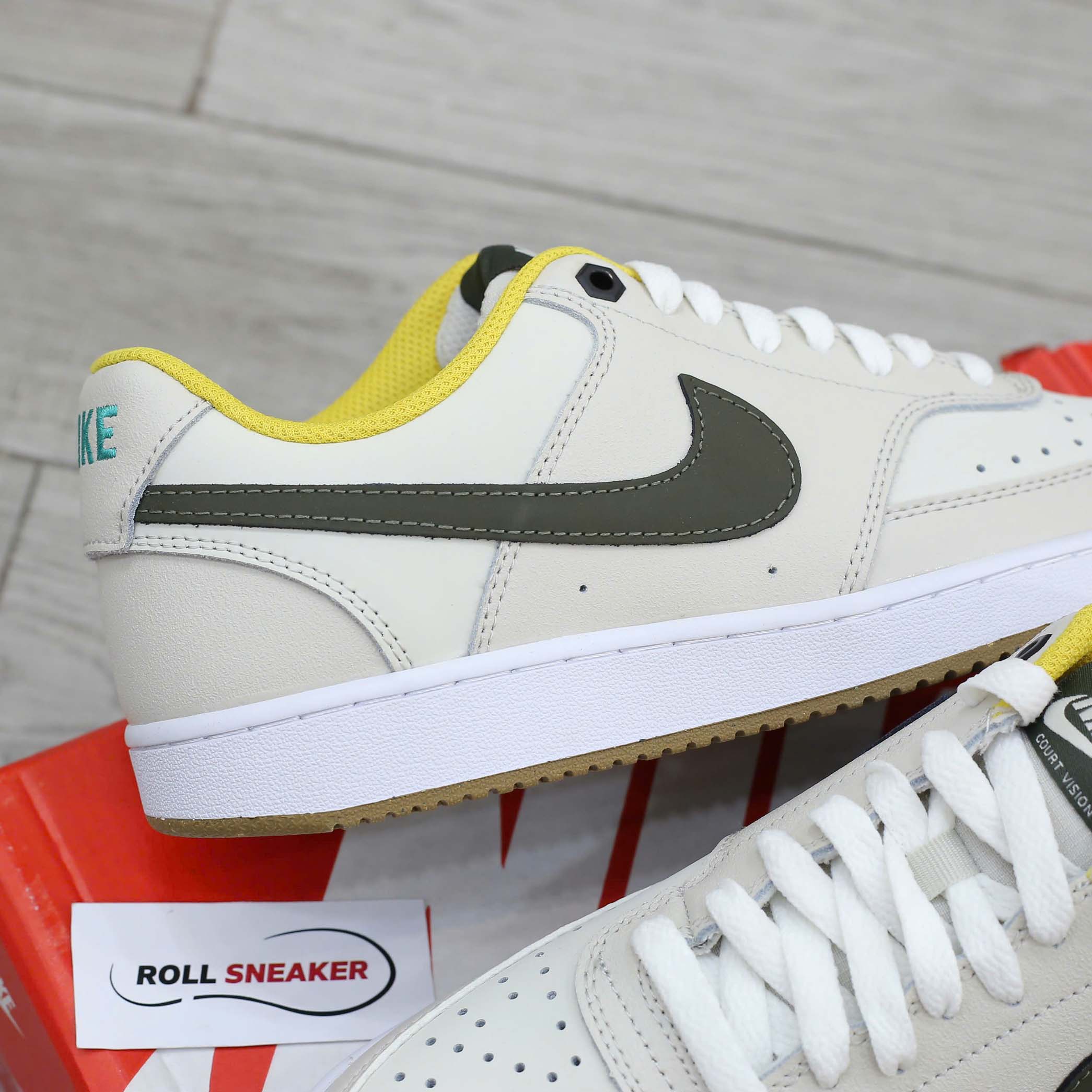 Giày Nike Court Vision 1 LO NN CN White Like Auth