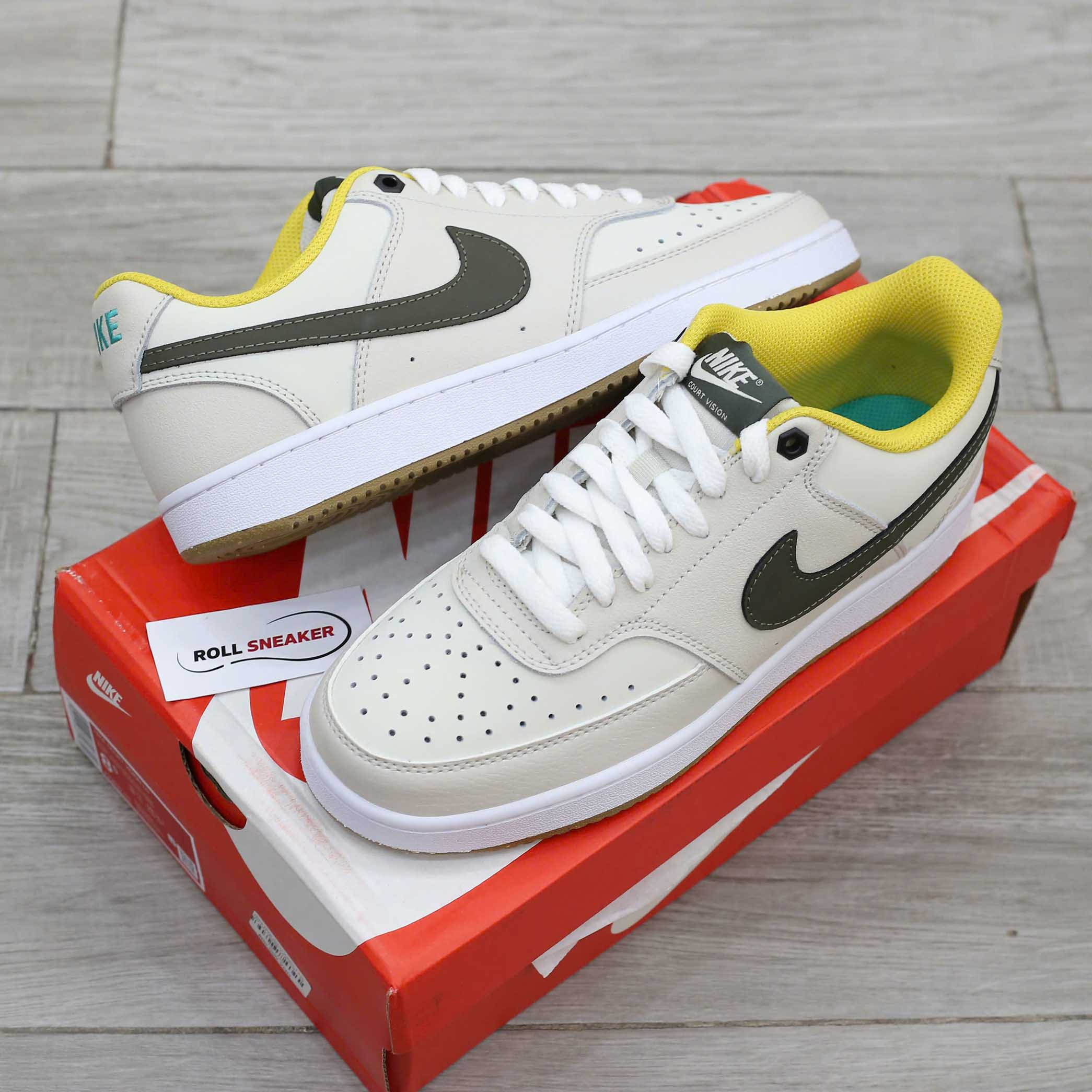 Giày Nike Court Vision 1 LO NN CN White Like Auth