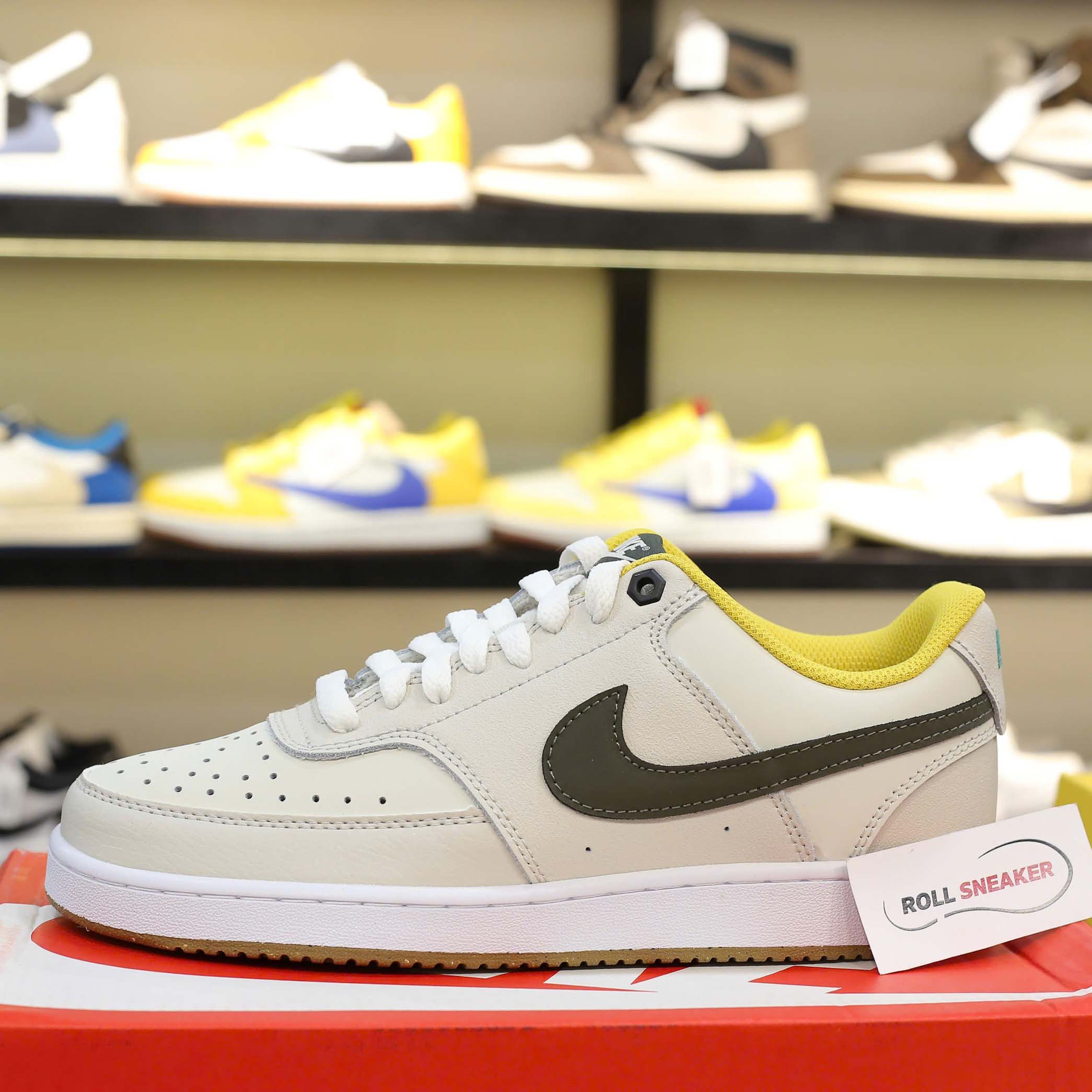 Giày Nike Court Vision 1 LO NN CN White Like Auth