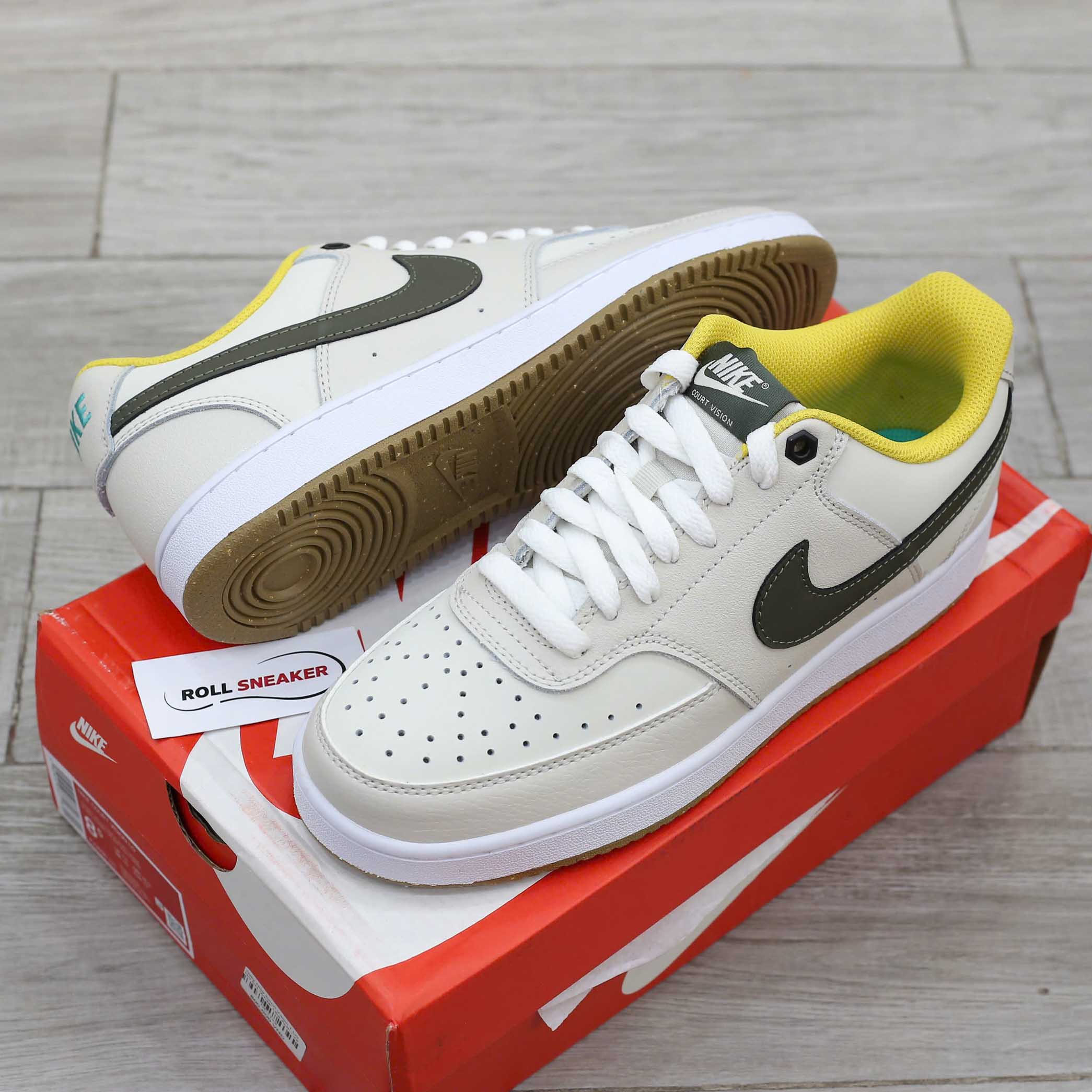 Giày Nike Court Vision 1 LO NN CN White Like Auth