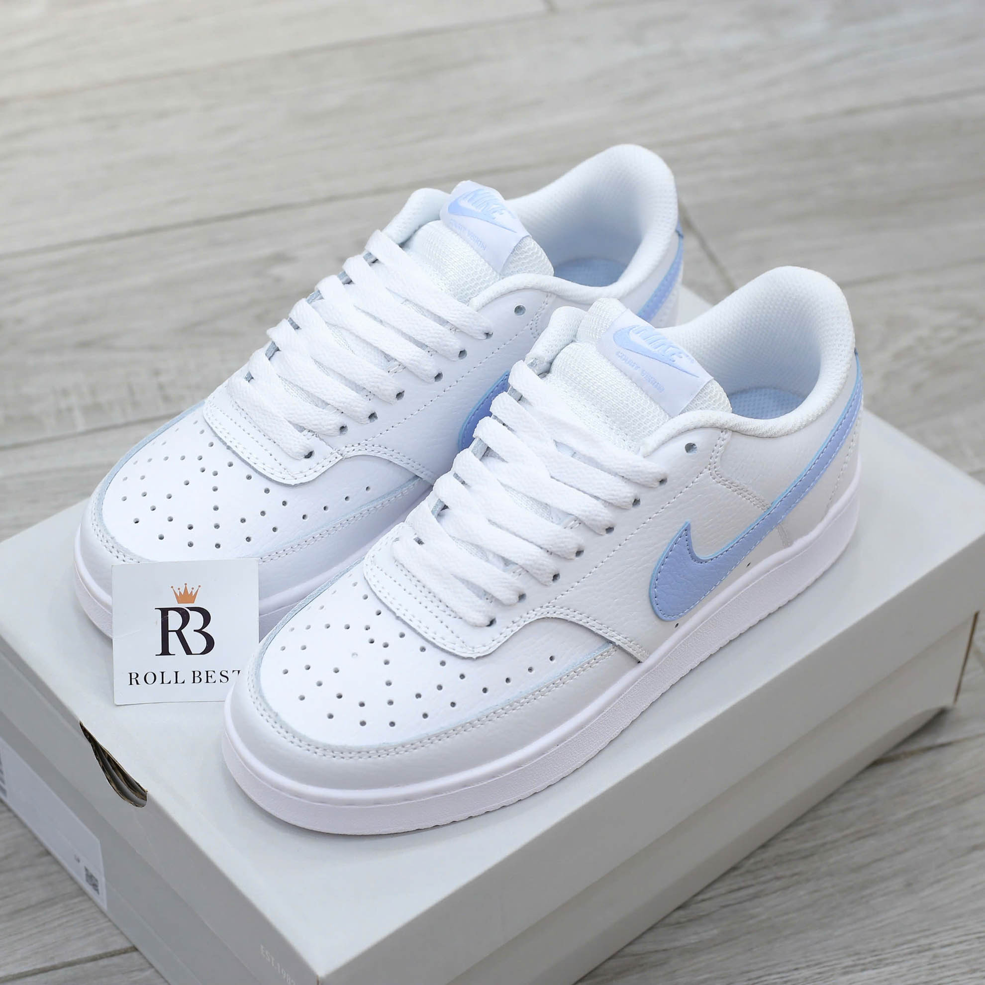 Giày Nike Court Vision Low ‘White Royal’ Best Quality
